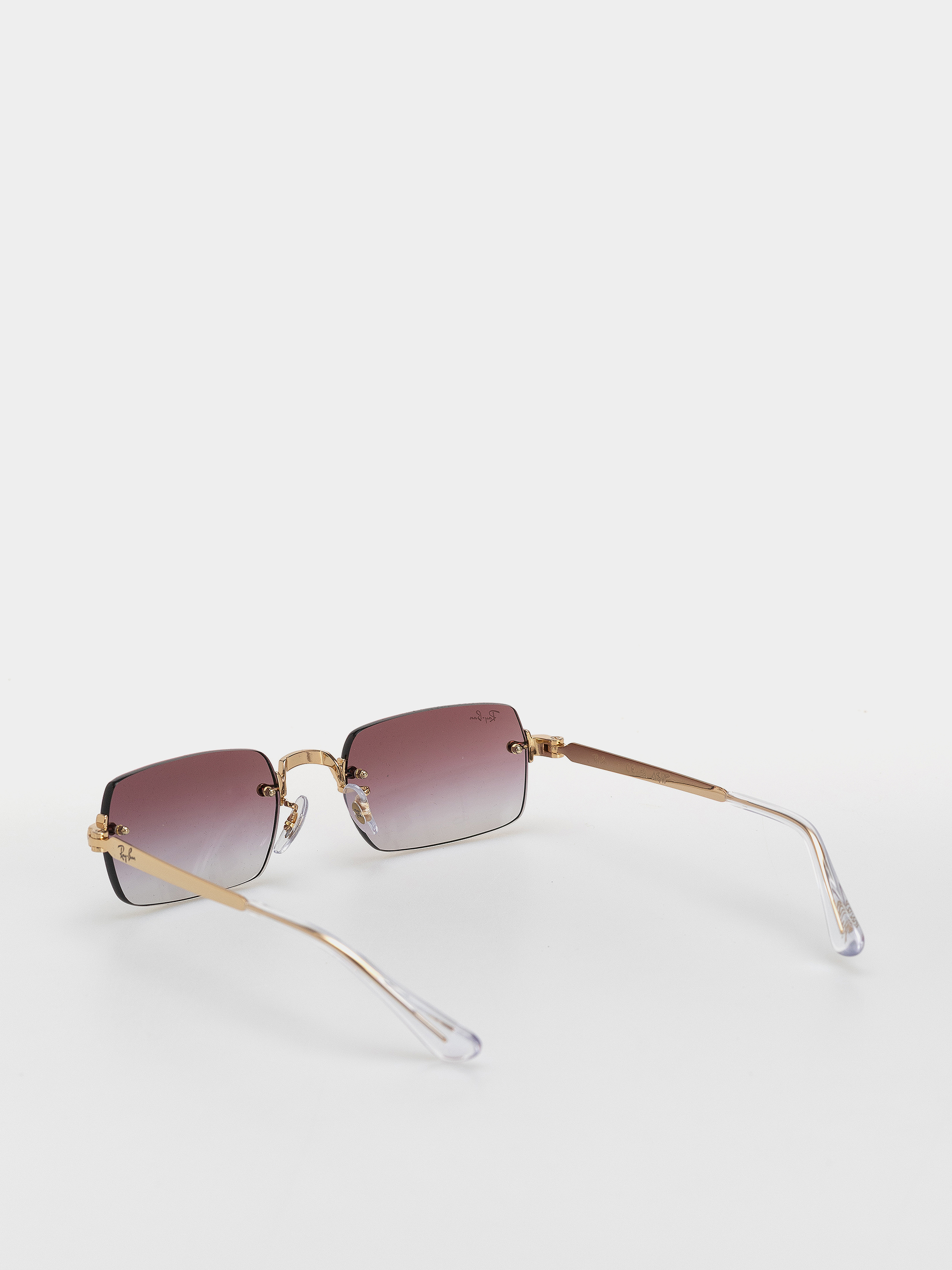 Okulary przeciwsłoneczne Ray-Ban Rb3928 By A$Ap Rocky (polerowany złoto arista/przezroczysty ciemnopurpurowy gradalny)