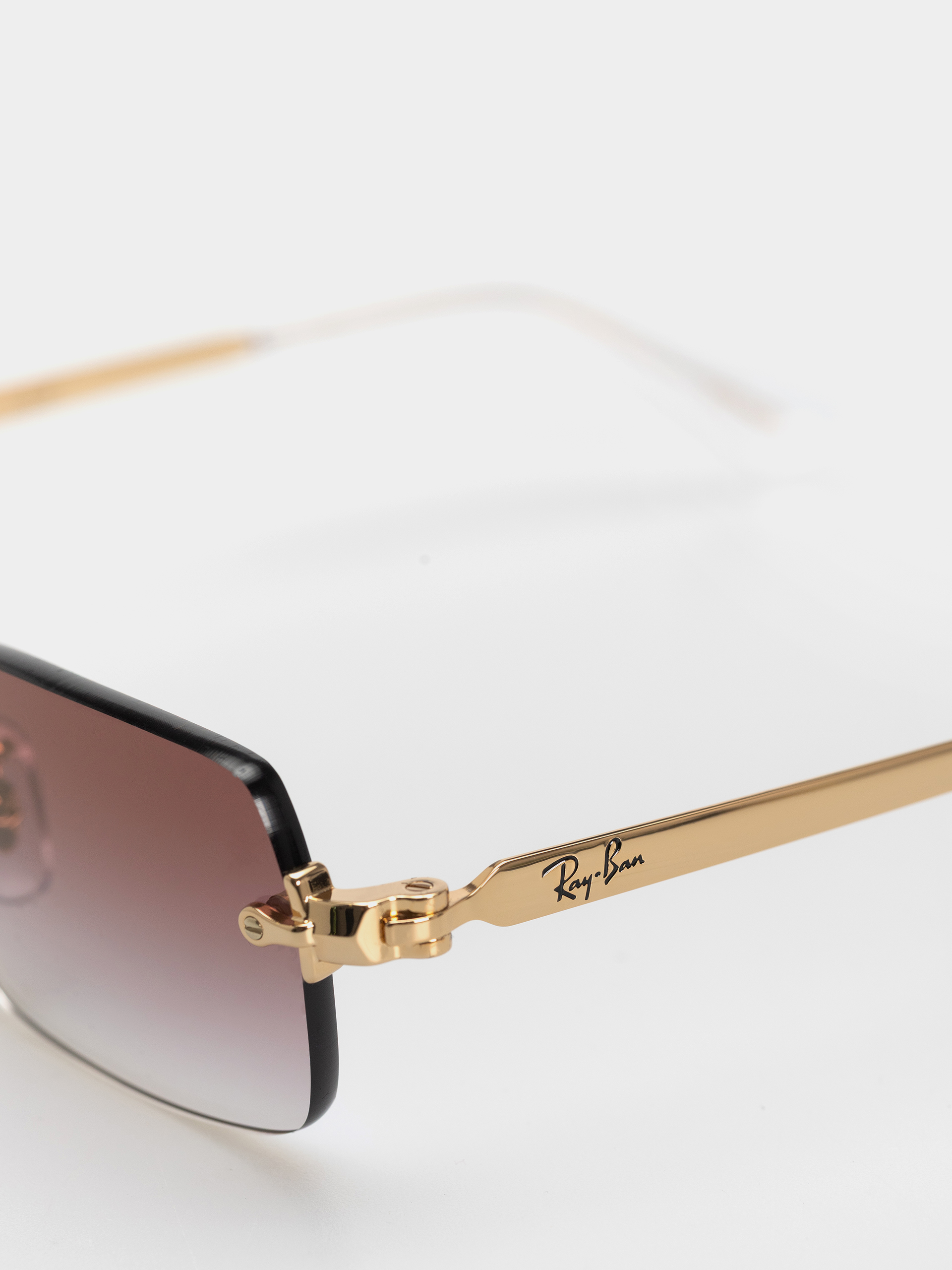 Okulary przeciwsłoneczne Ray-Ban Rb3928 By A$Ap Rocky (polerowany złoto arista/przezroczysty ciemnopurpurowy gradalny)