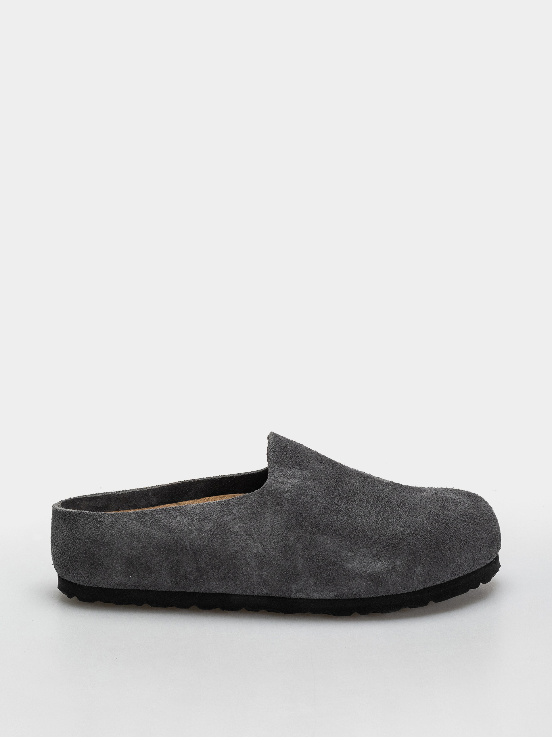 Klapki Birkenstock Amsterdam Wrapped Suede Leather Narrow (charcoal)