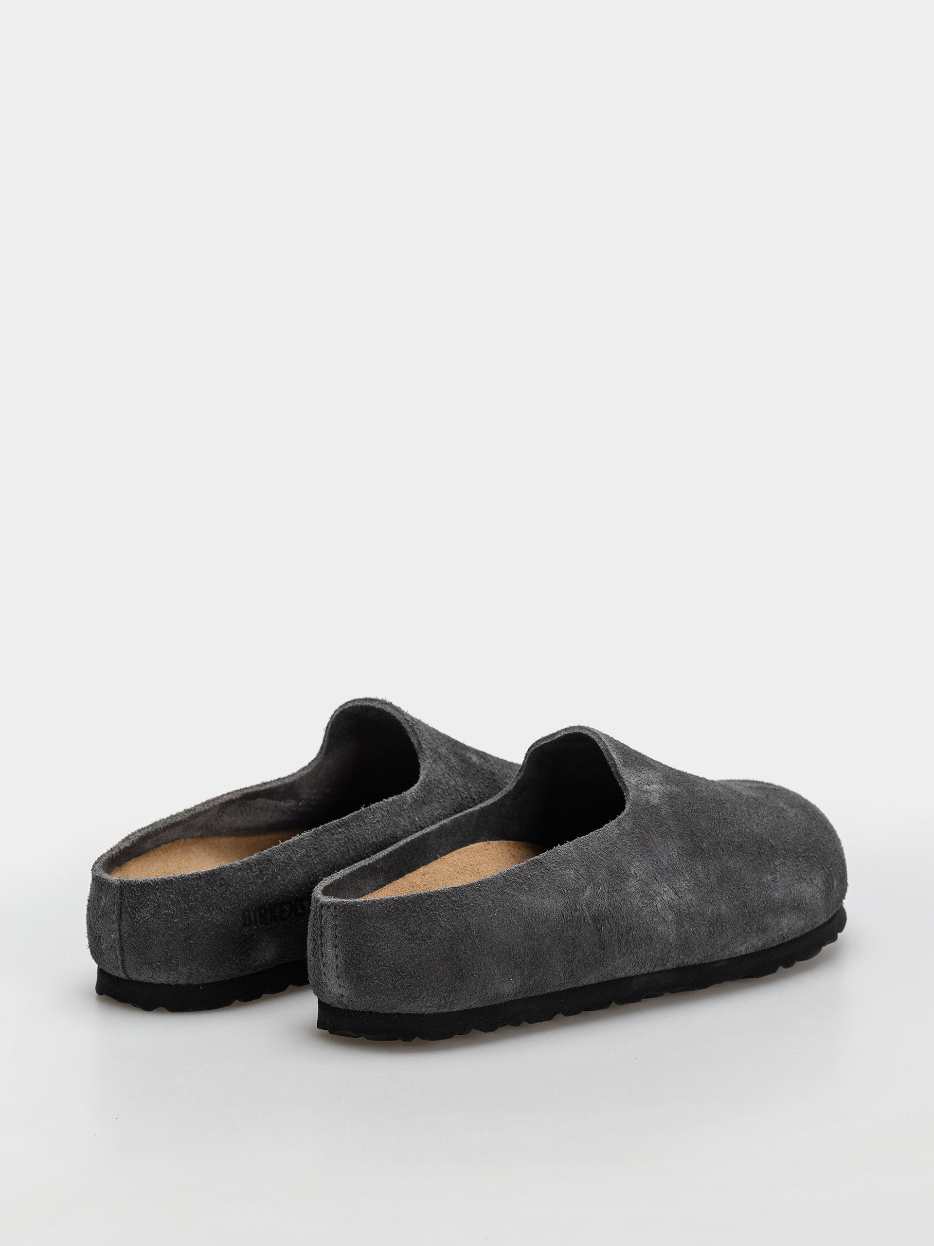 Klapki Birkenstock Amsterdam Wrapped Suede Leather Narrow (charcoal)