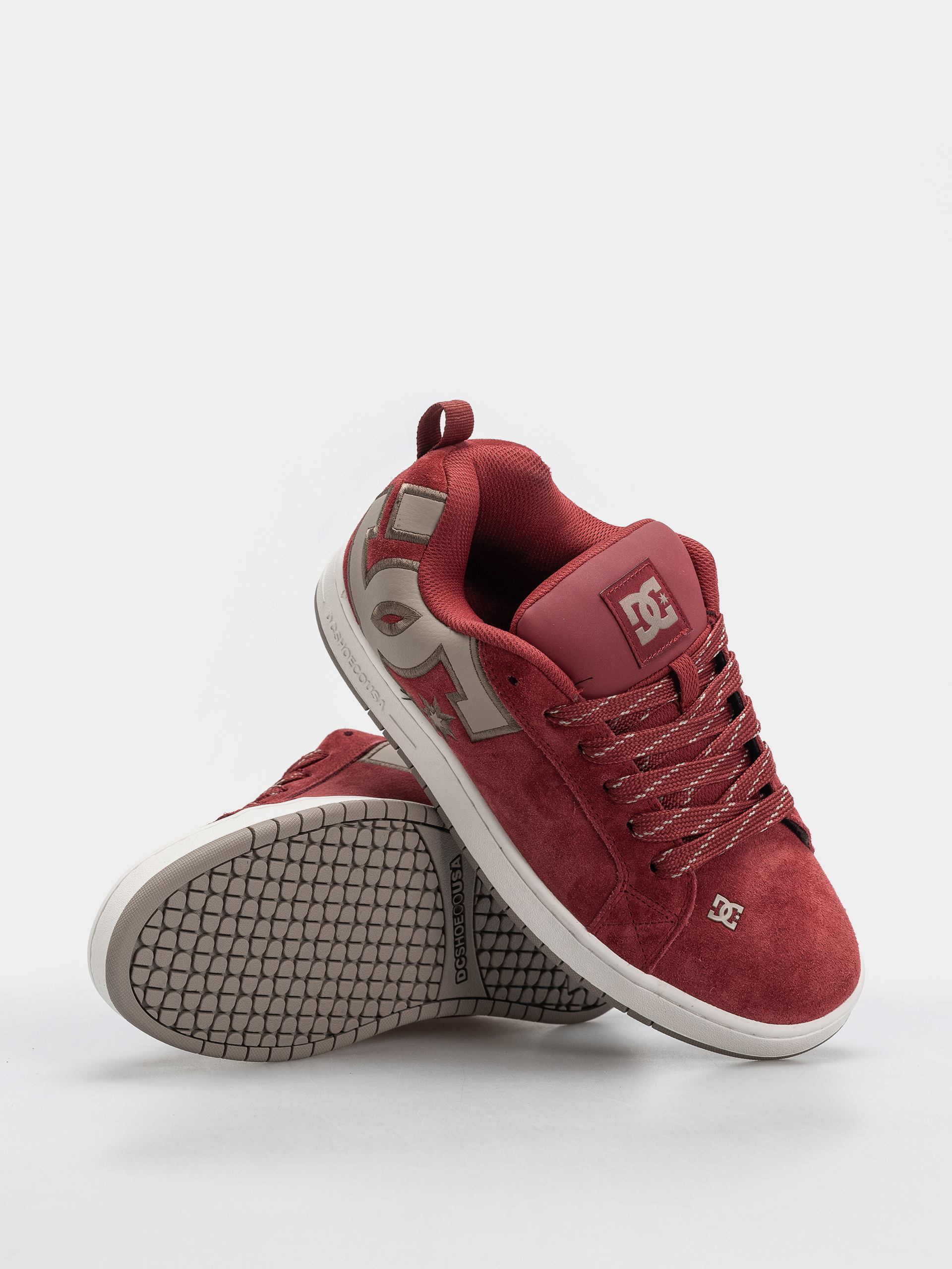 Buty DC Court Graffik Se (brick red/warm taupe/off white)