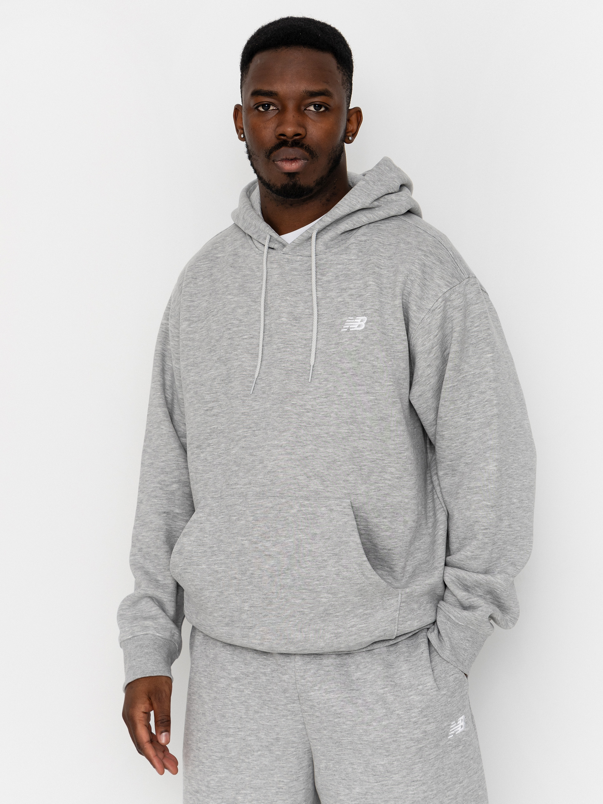 Bluza z kapturem New Balance Sport Essentials Fleece HD (athletic grey)
