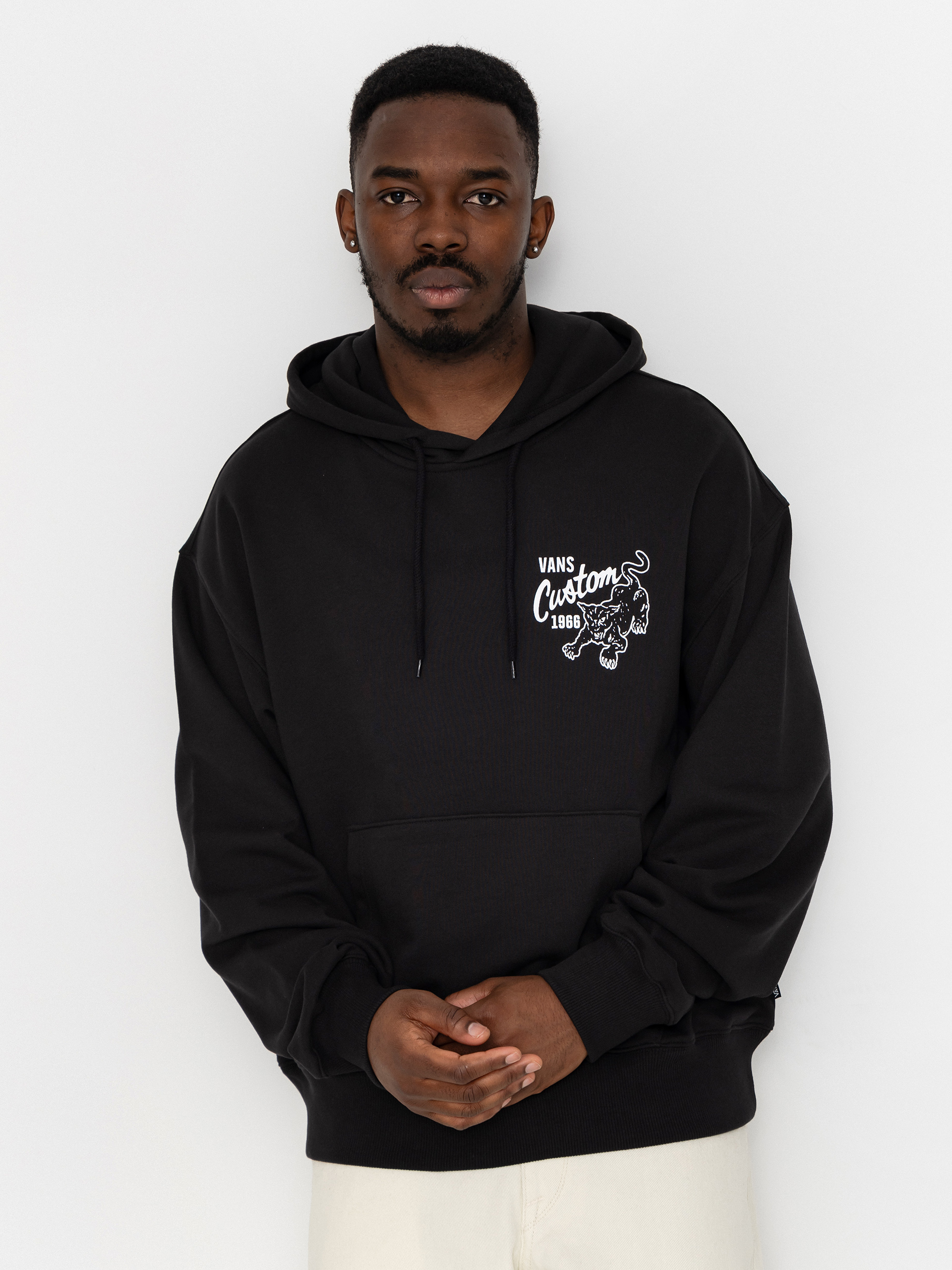 Bluza z kapturem Vans Custom Cat HD (black)