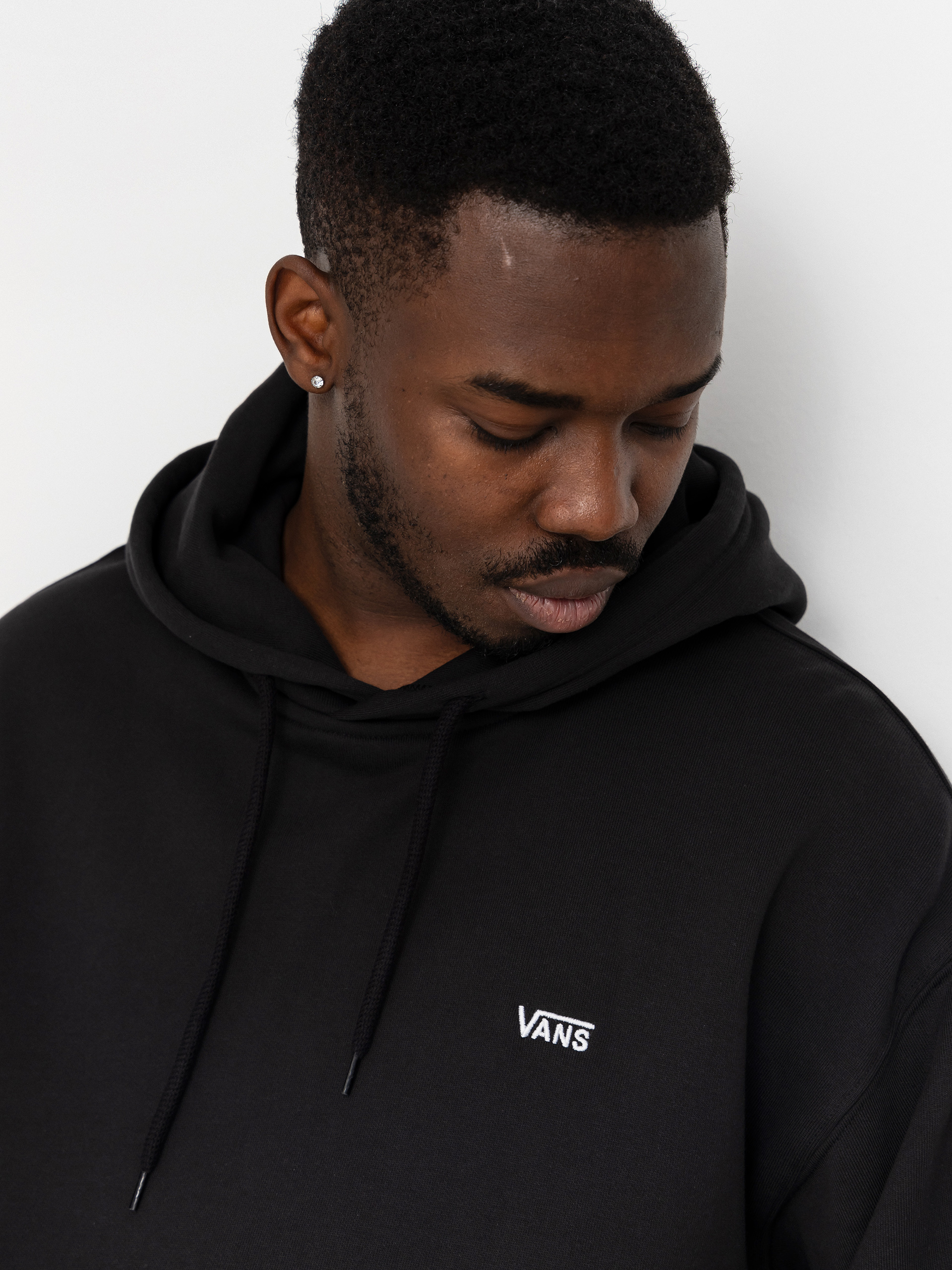 Bluza z kapturem Vans Left Chest II HD (black)