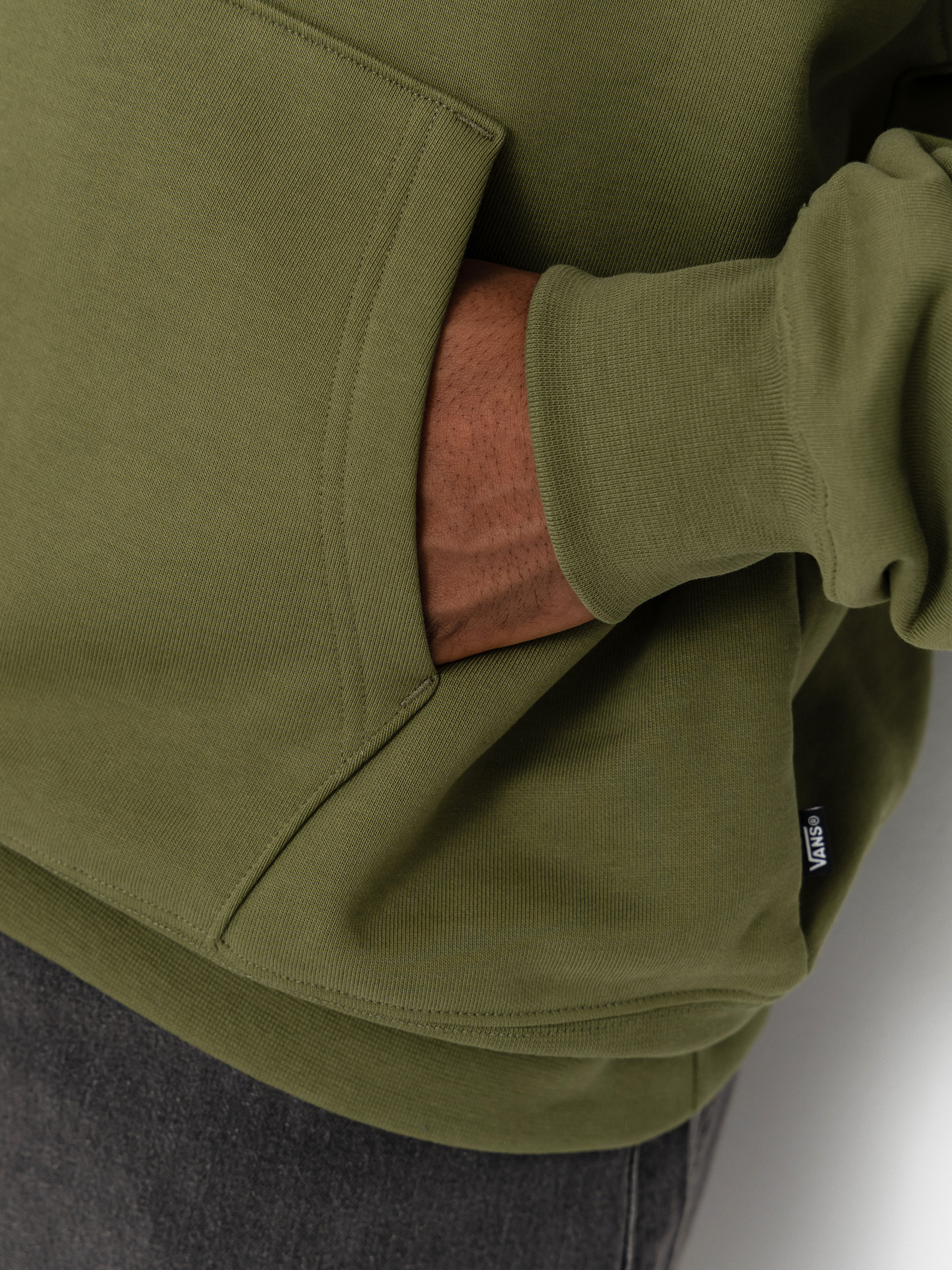 Bluza z kapturem Vans Left Chest II HD (green balsam)
