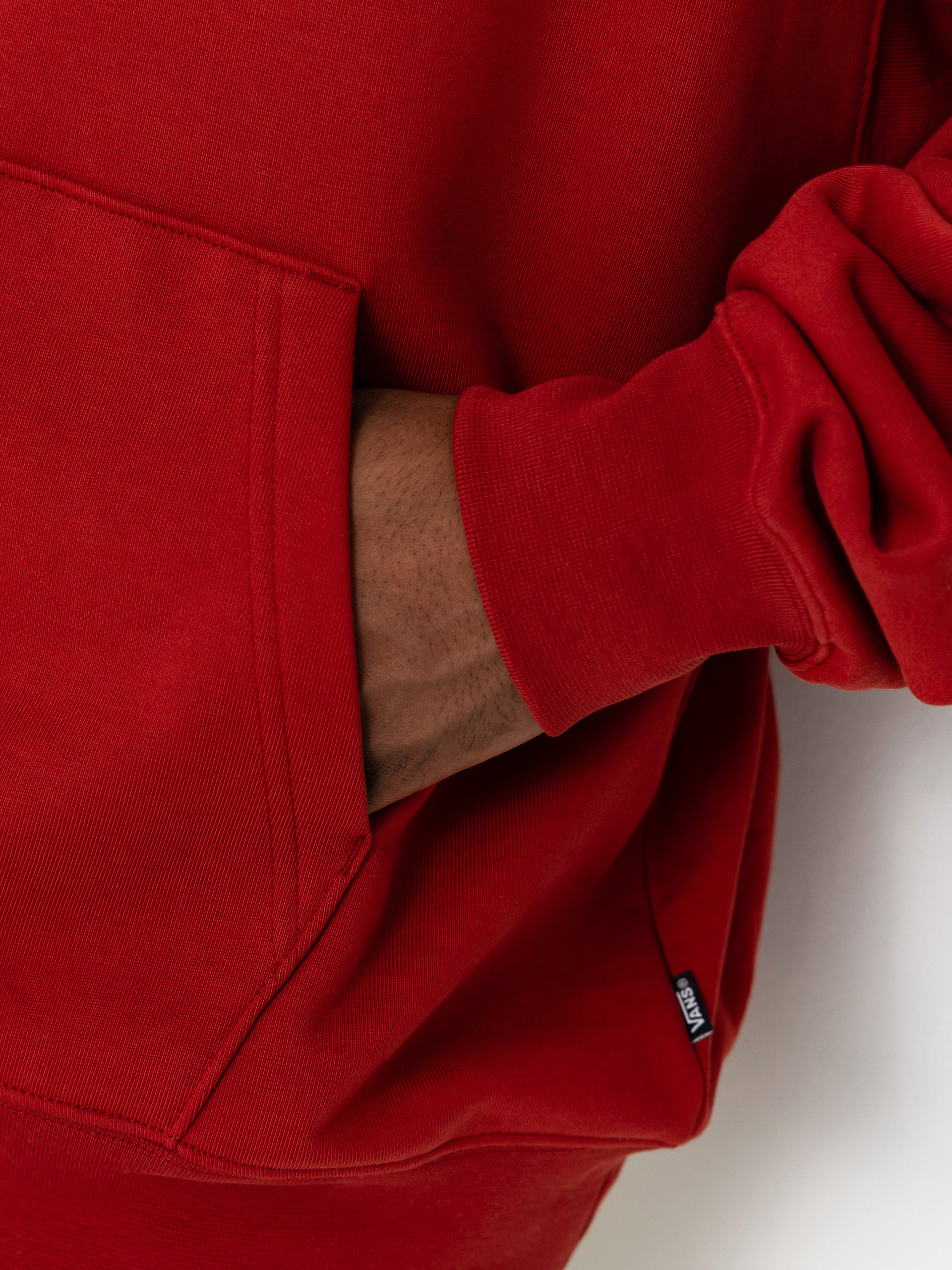 Bluza z kapturem Vans Left Chest II HD (poppy ember)