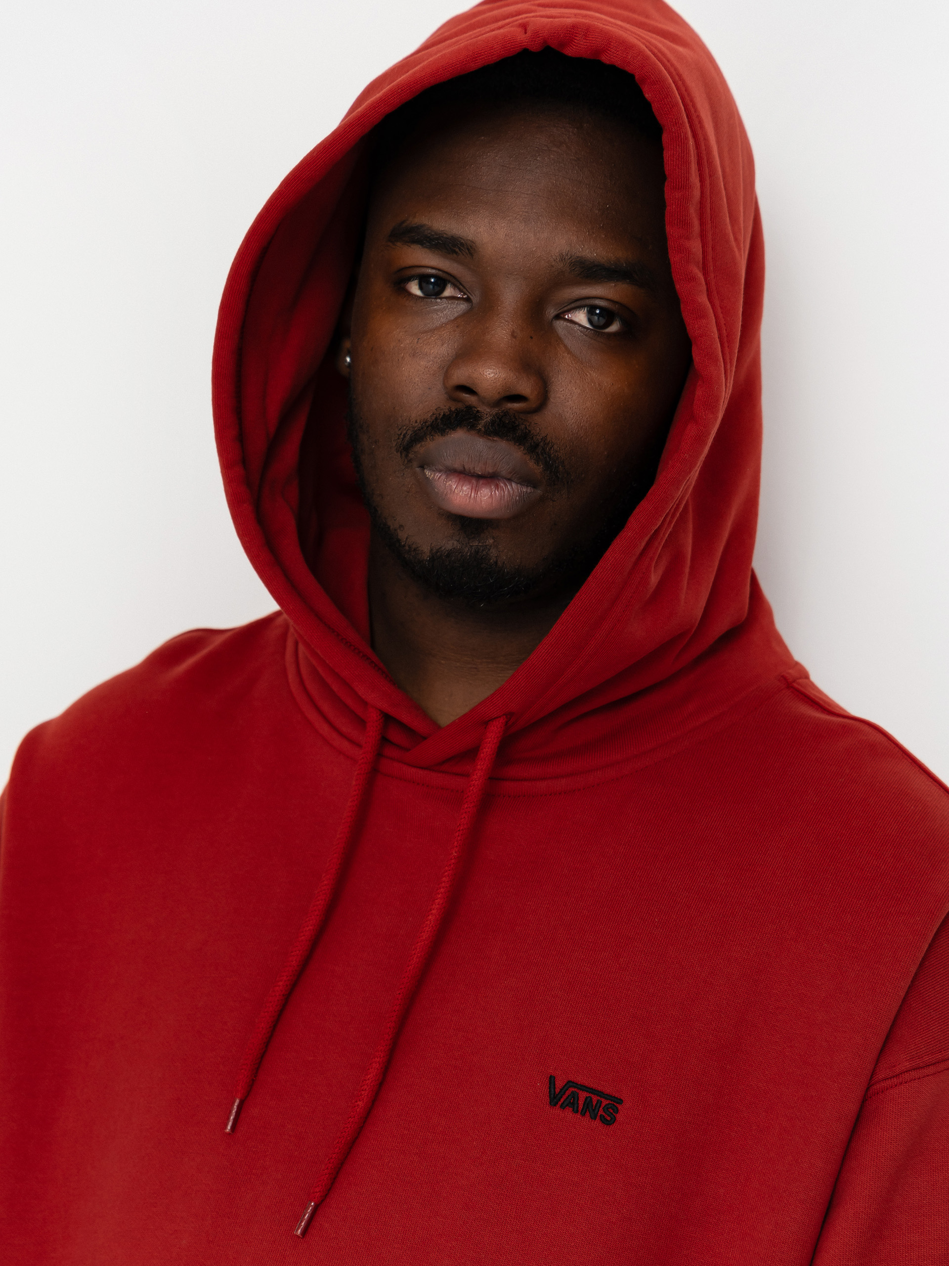 Bluza z kapturem Vans Left Chest II HD (poppy ember)