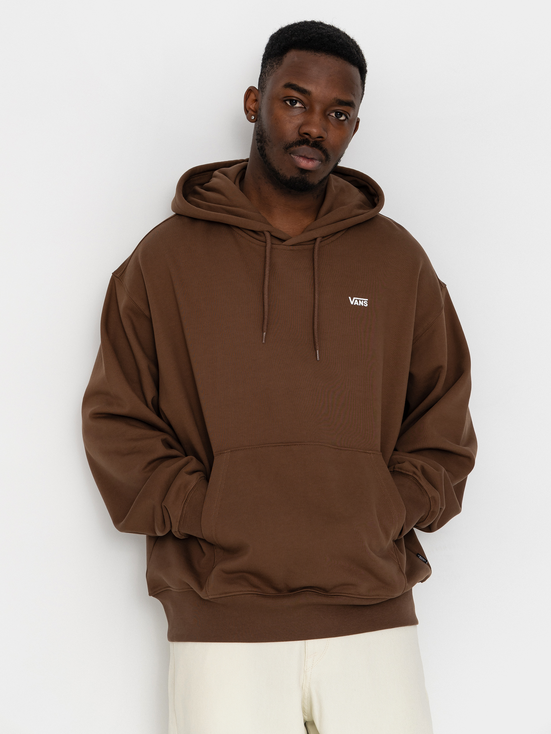 Bluza z kapturem Vans Left Chest HD (vintage cocoa)