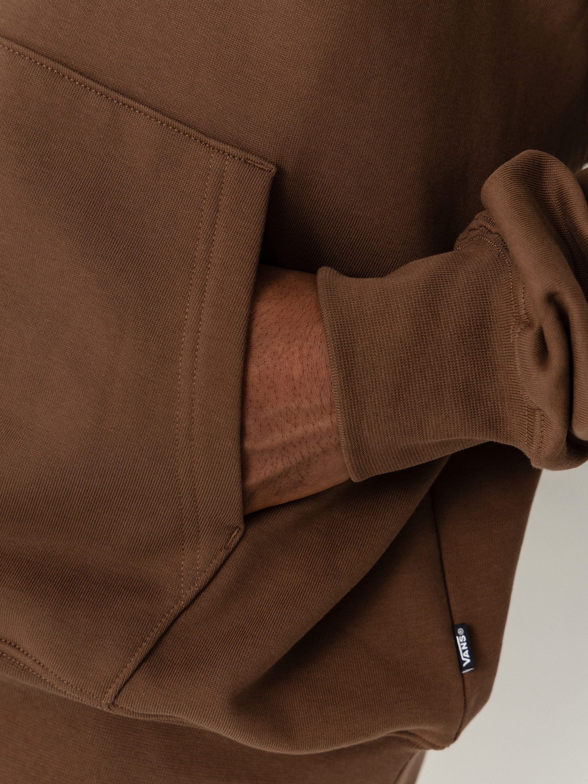Bluza z kapturem Vans Left Chest HD (vintage cocoa)