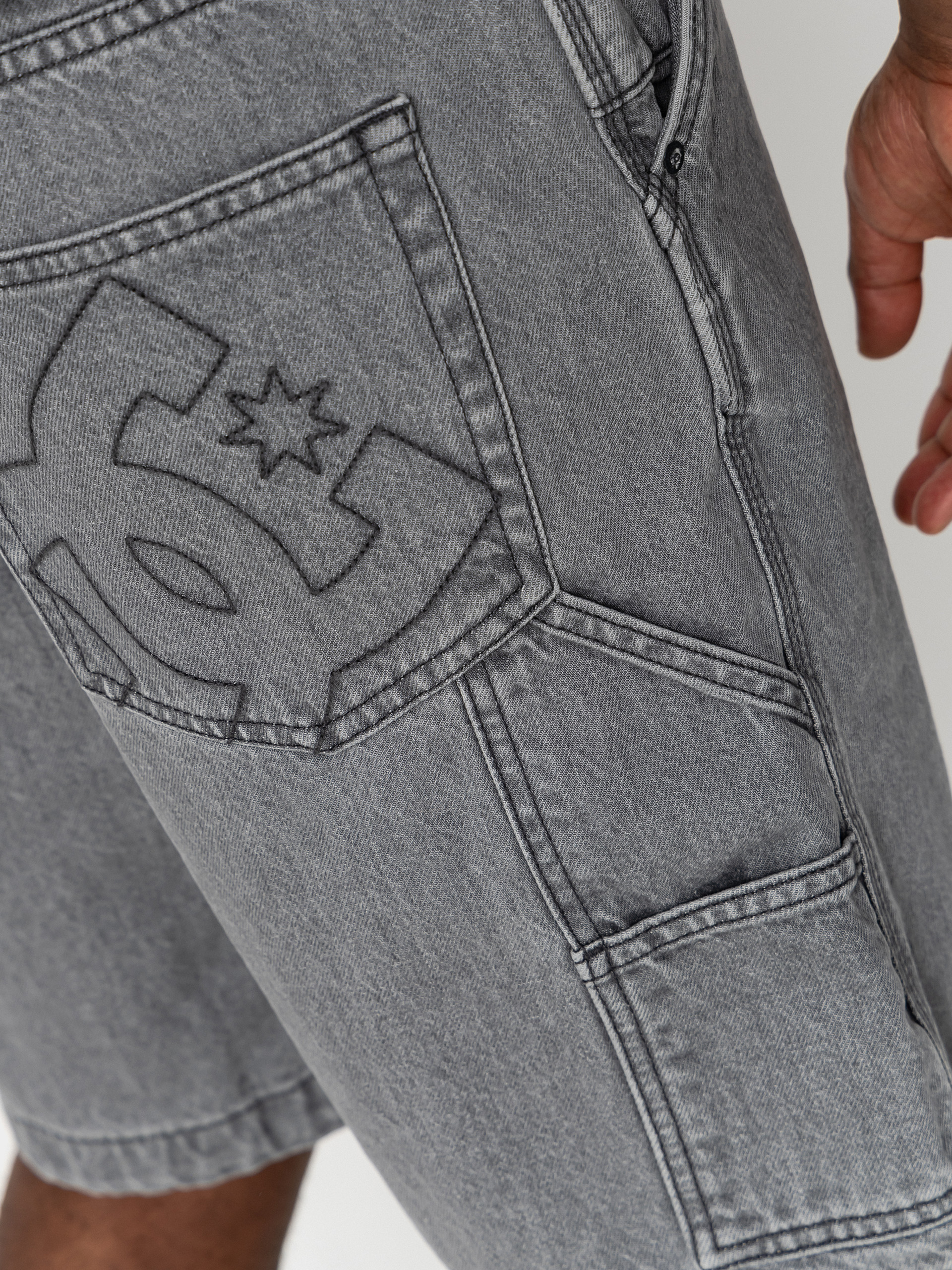 Szorty DC Baggy Denim Carpenter (medium grey)