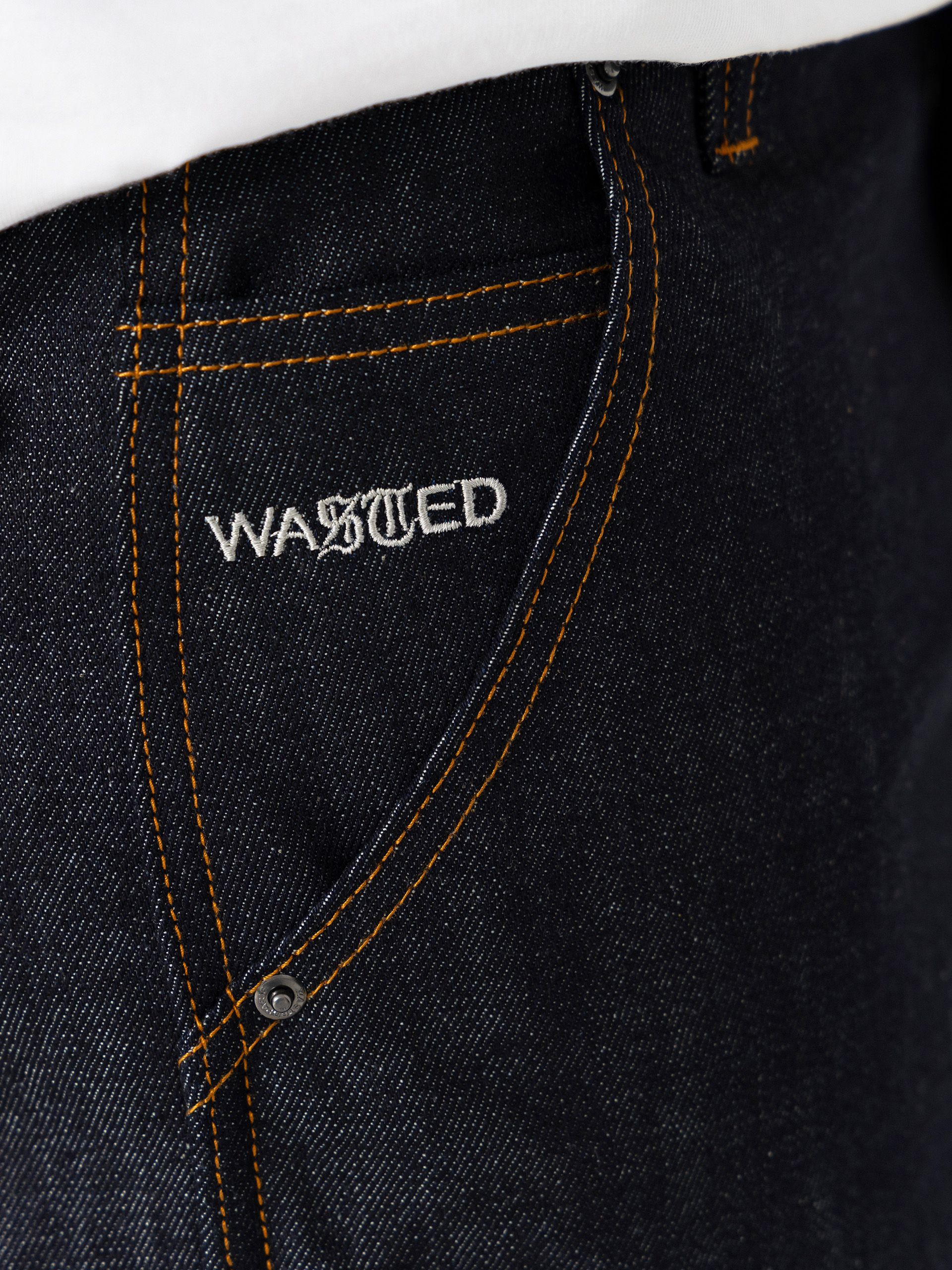 Spodnie Wasted Paris Bleached Manc (acid washed blue)