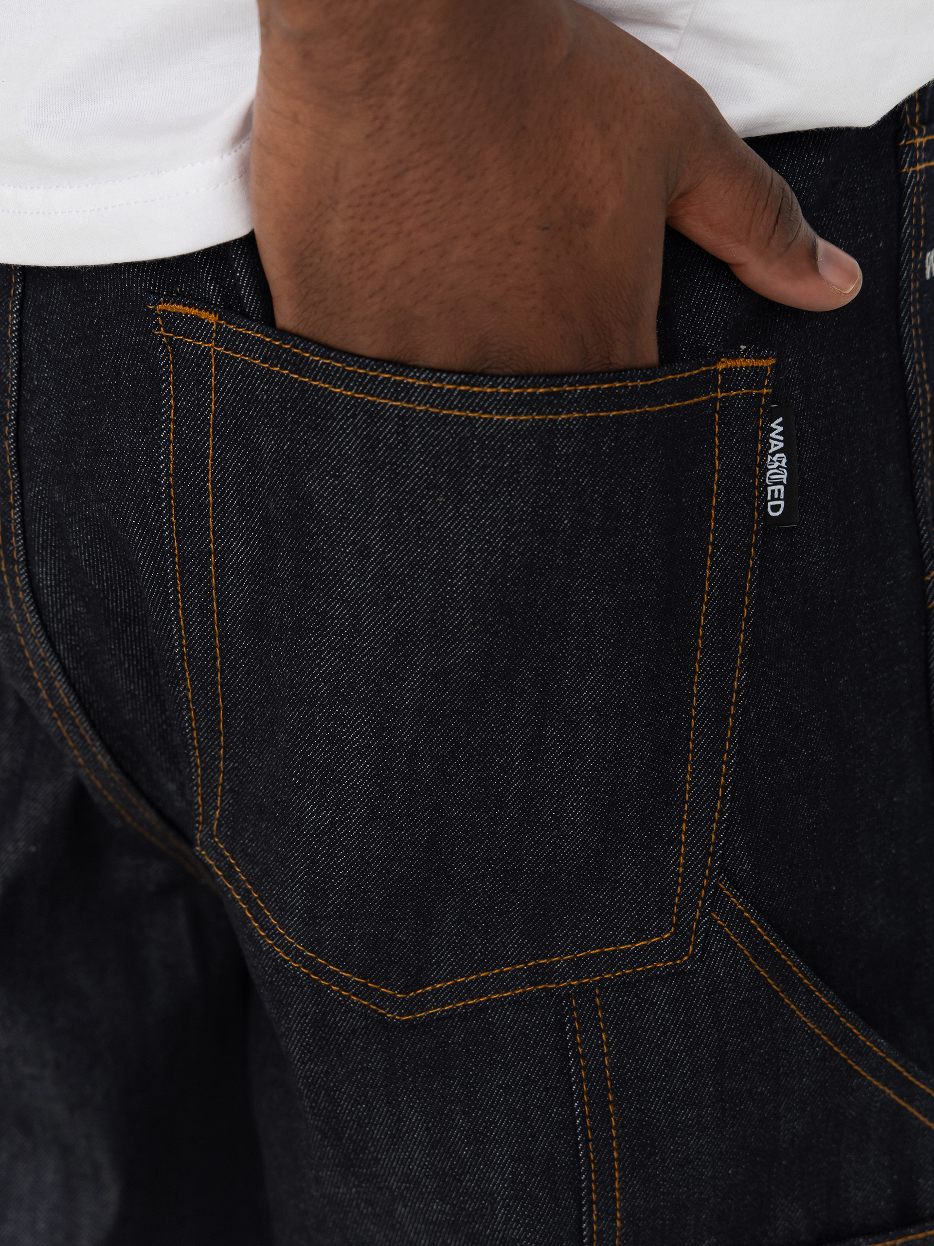 Spodnie Wasted Paris Bleached Manc (acid washed blue)