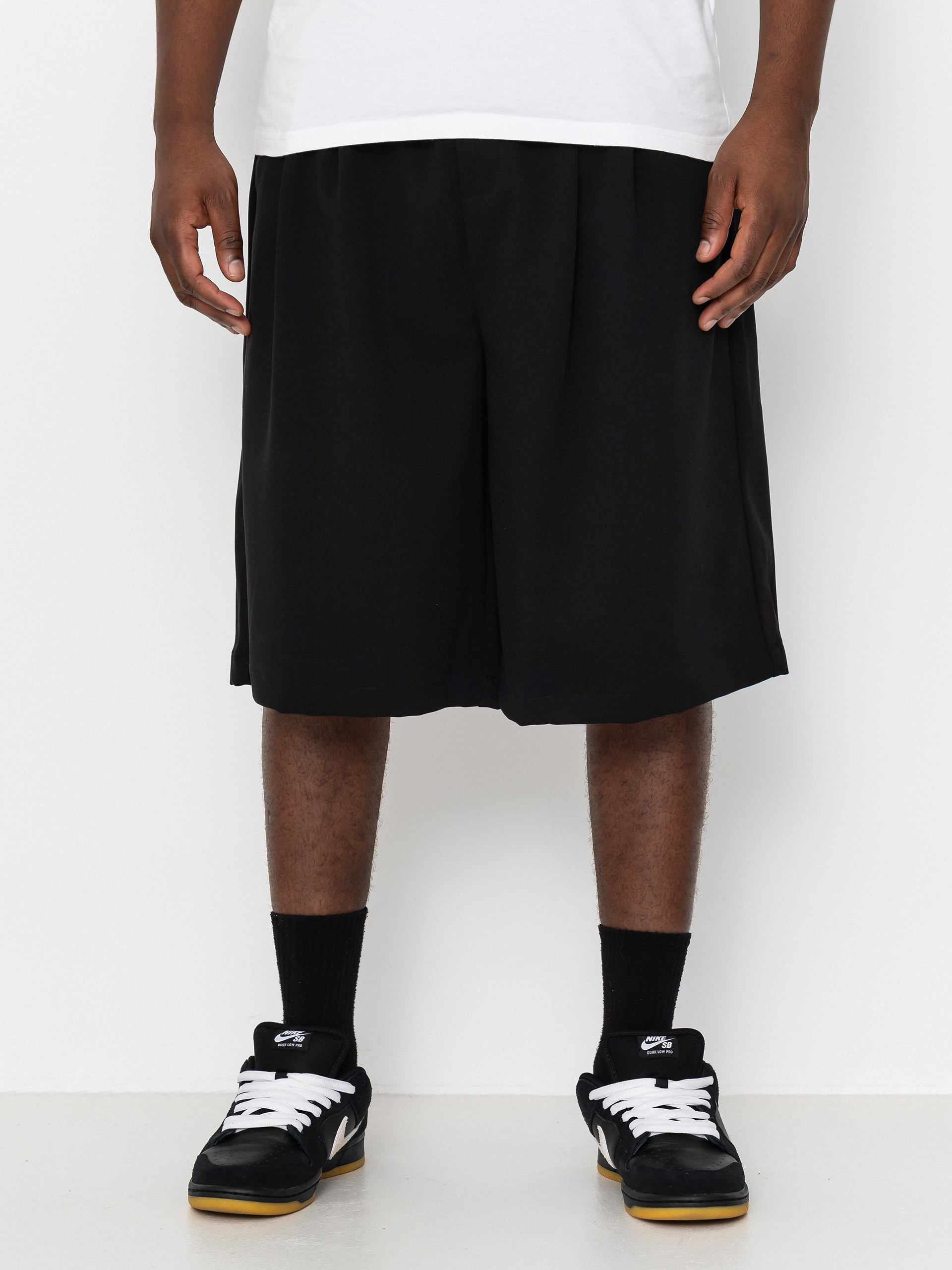 Szorty Wasted Paris Pleated (black)