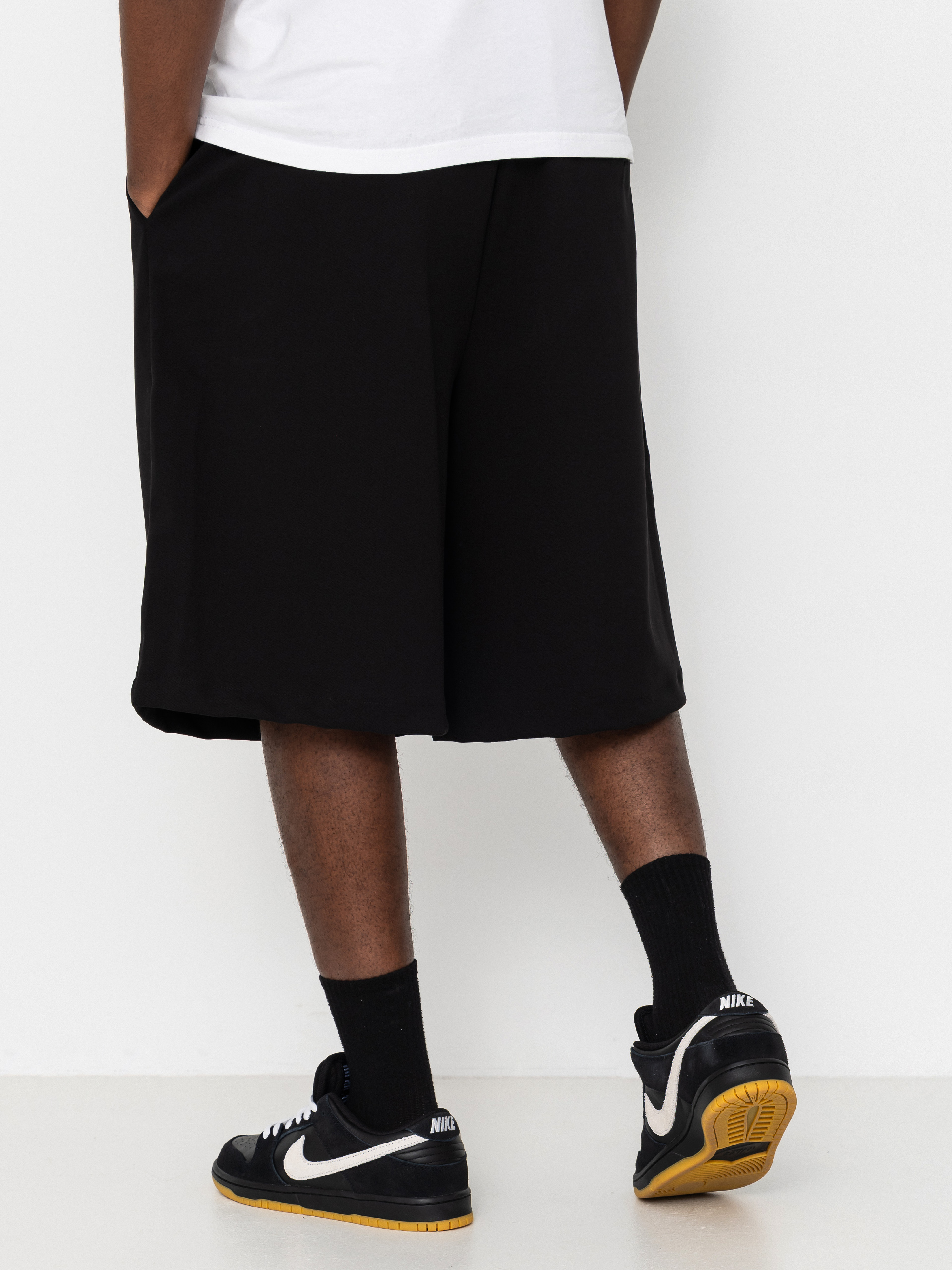 Szorty Wasted Paris Pleated (black)