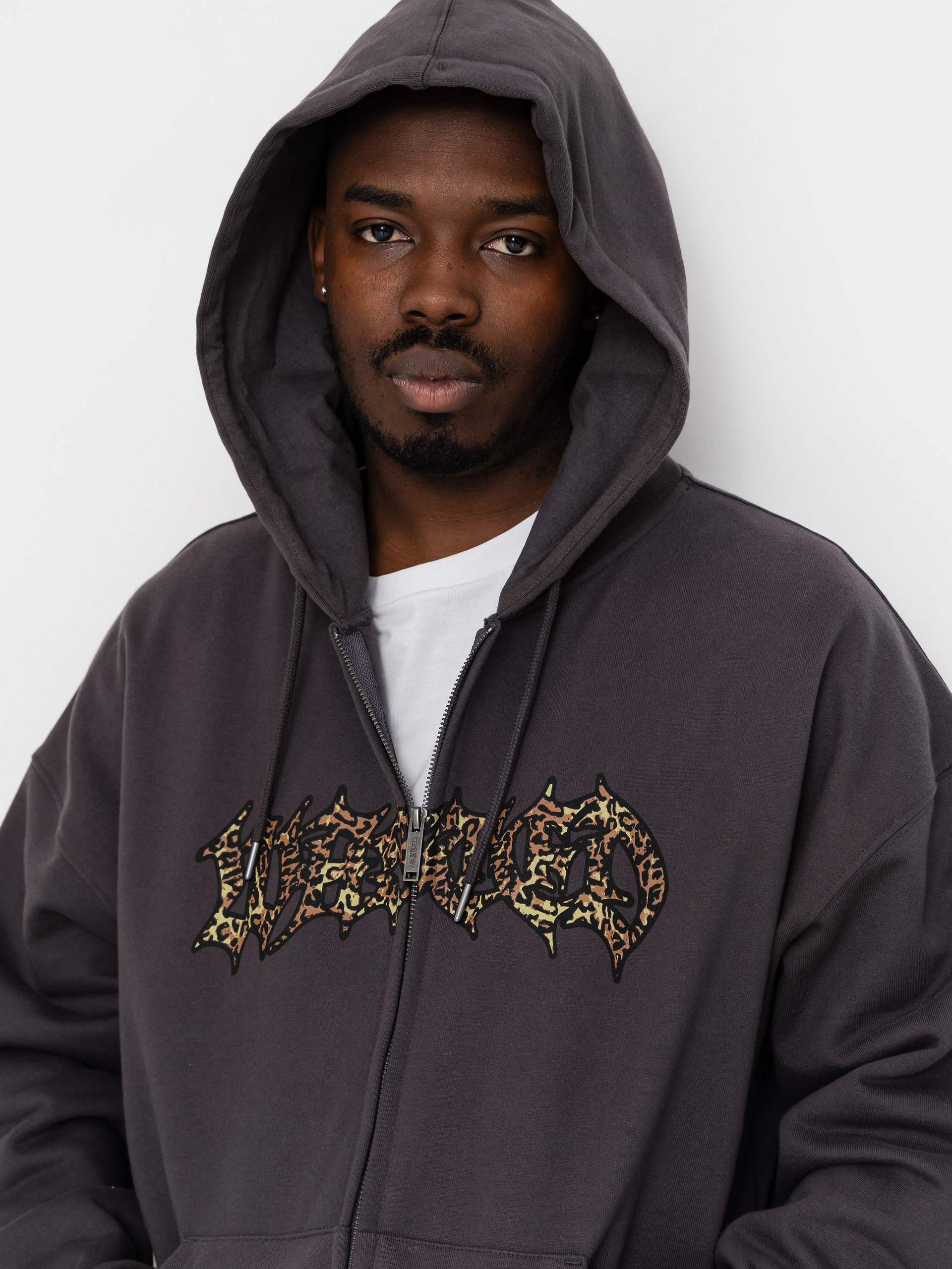 Bluza z kapturem Wasted Paris Cheetah ZHD (old black)