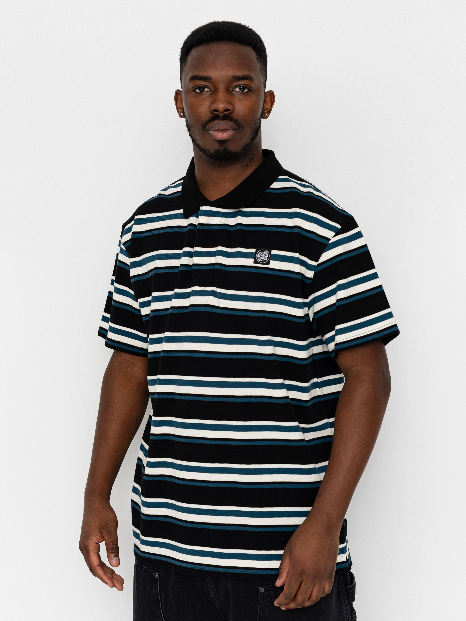 Polo Santa Cruz Cera (black/dark teal)