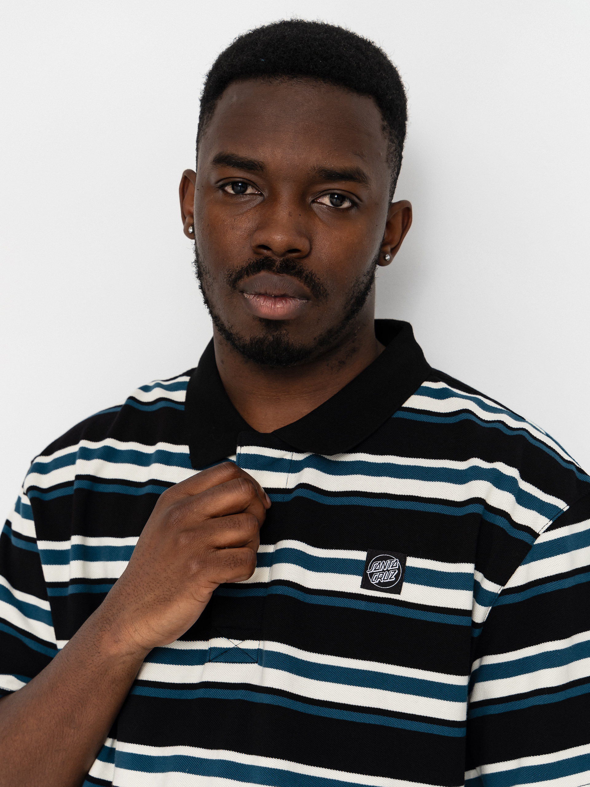 Polo Santa Cruz Cera (black/dark teal)