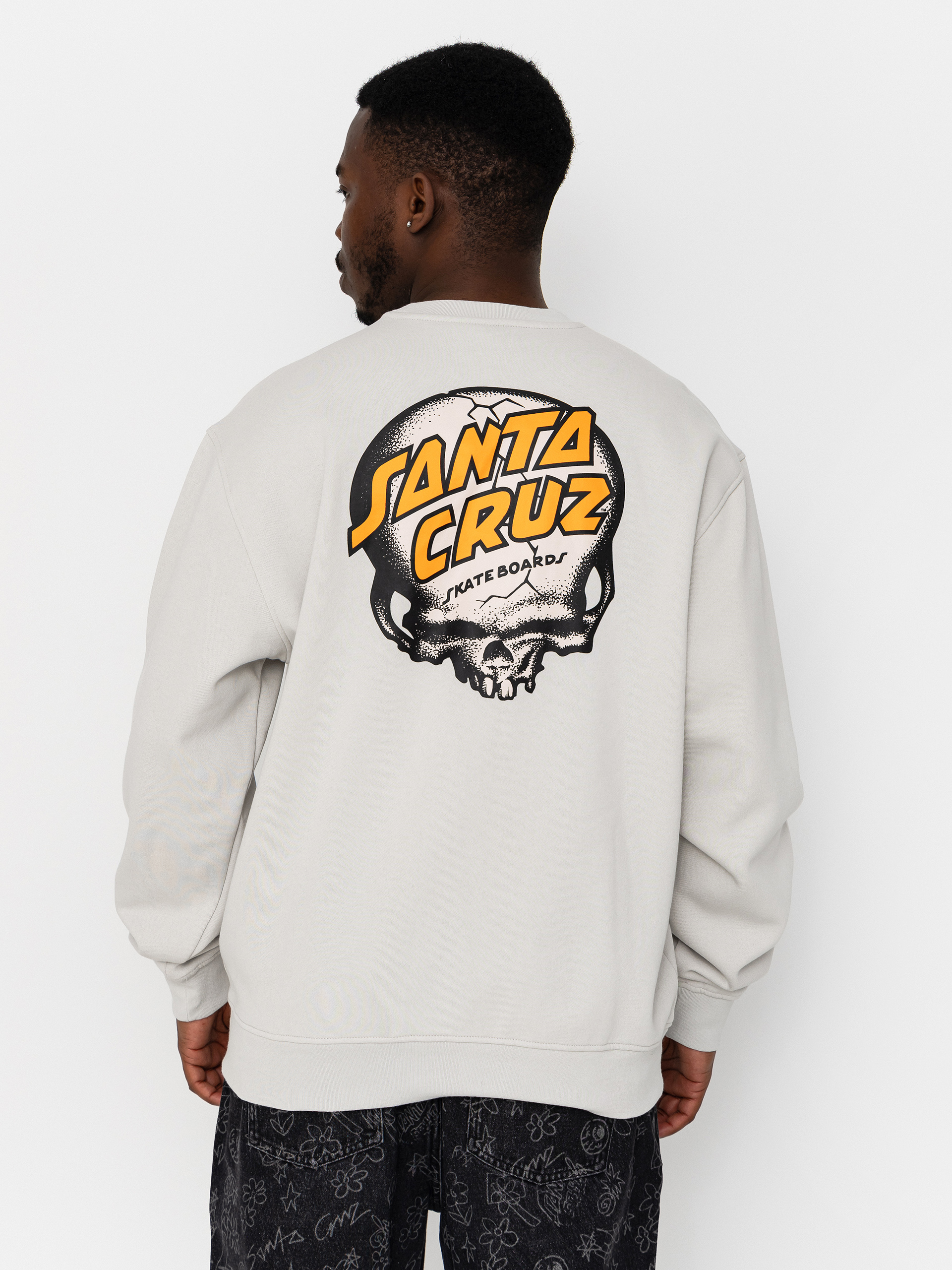 Bluza Santa Cruz O'Brien Skull Crew (mist)