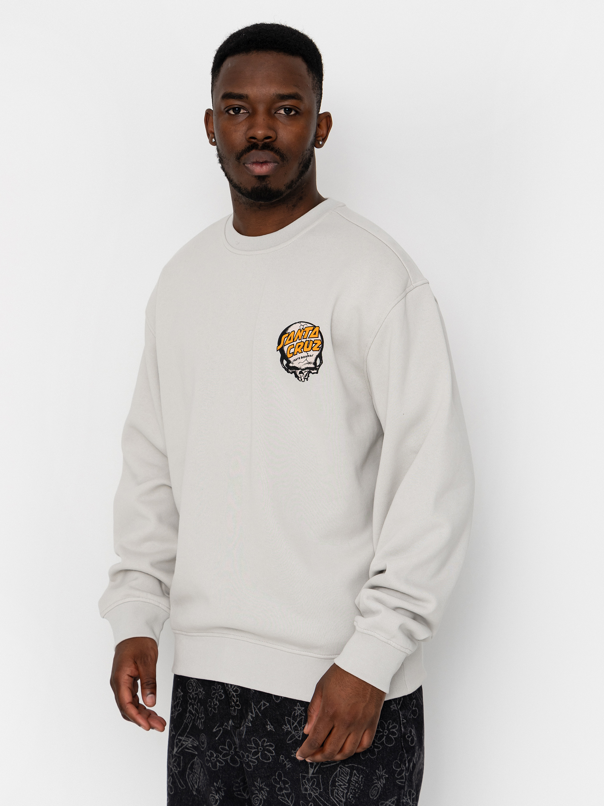 Bluza Santa Cruz O'Brien Skull Crew (mist)