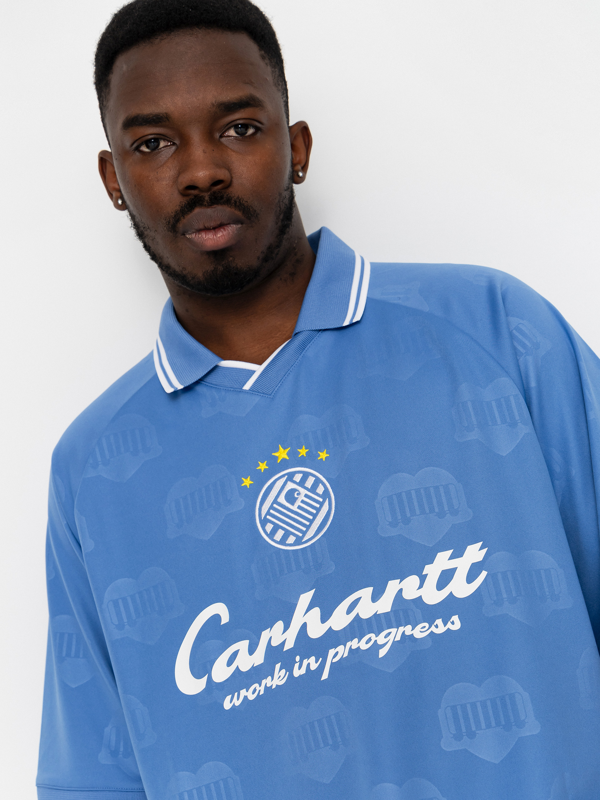 T-shirt Carhartt WIP Terrace Football (heart train jacquard curacao)