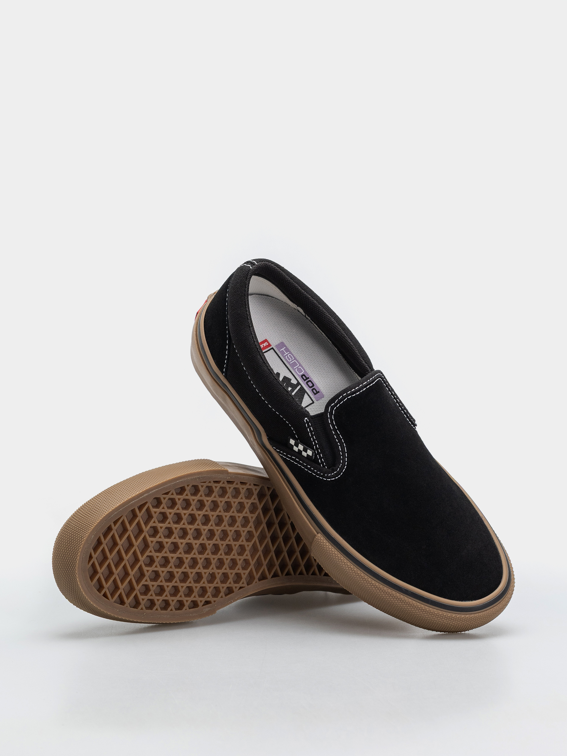 Buty Vans Skate Slip On (black/gum/white)
