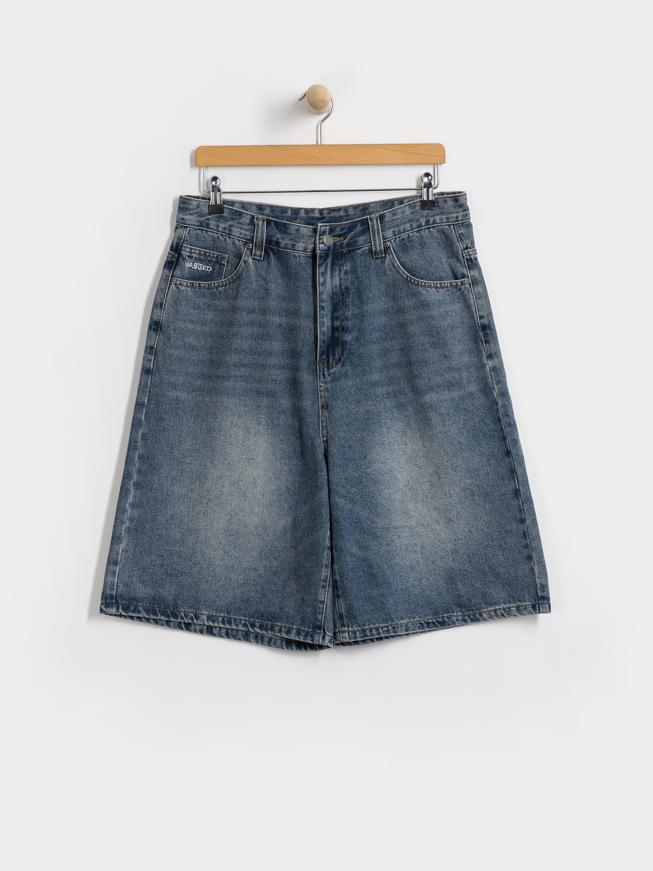 Szorty Wasted Paris Faded Casper (vintage blue)