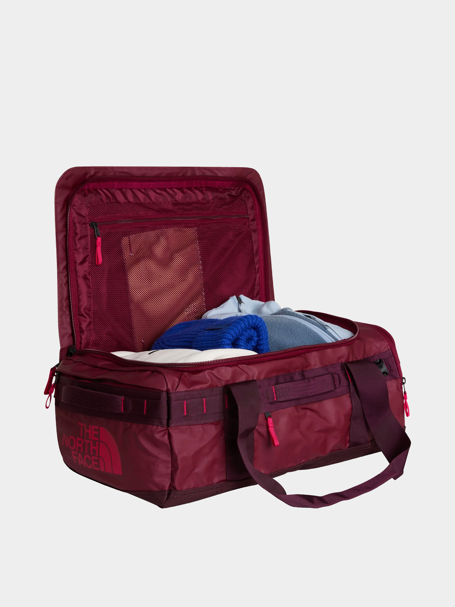 Torba The North Face Base Camp Voyager Duffel 42L (burgundy crush/deep bur)