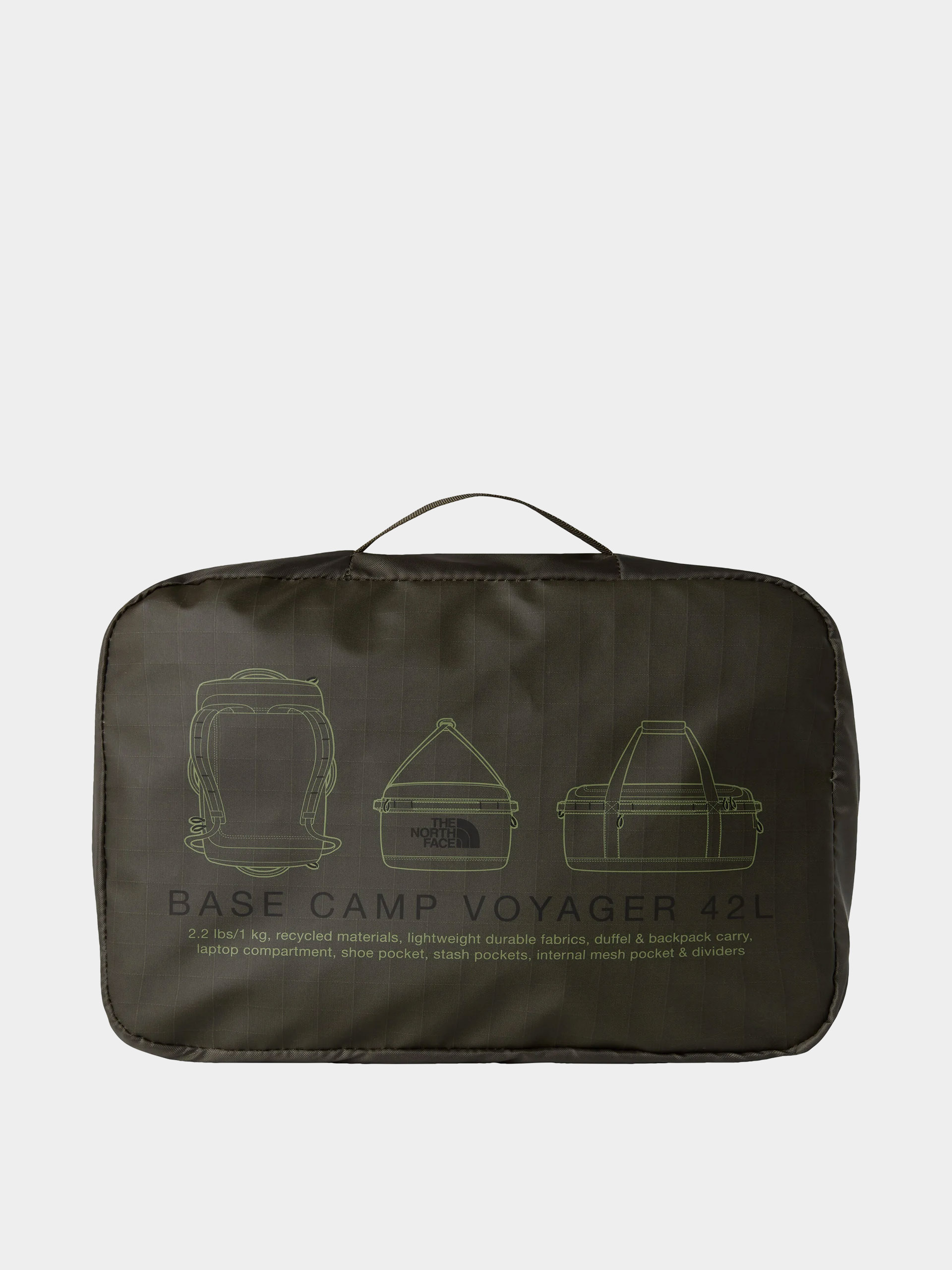 Torba The North Face Base Camp Voyager Duffel 42L (new taupe green/tnf black)