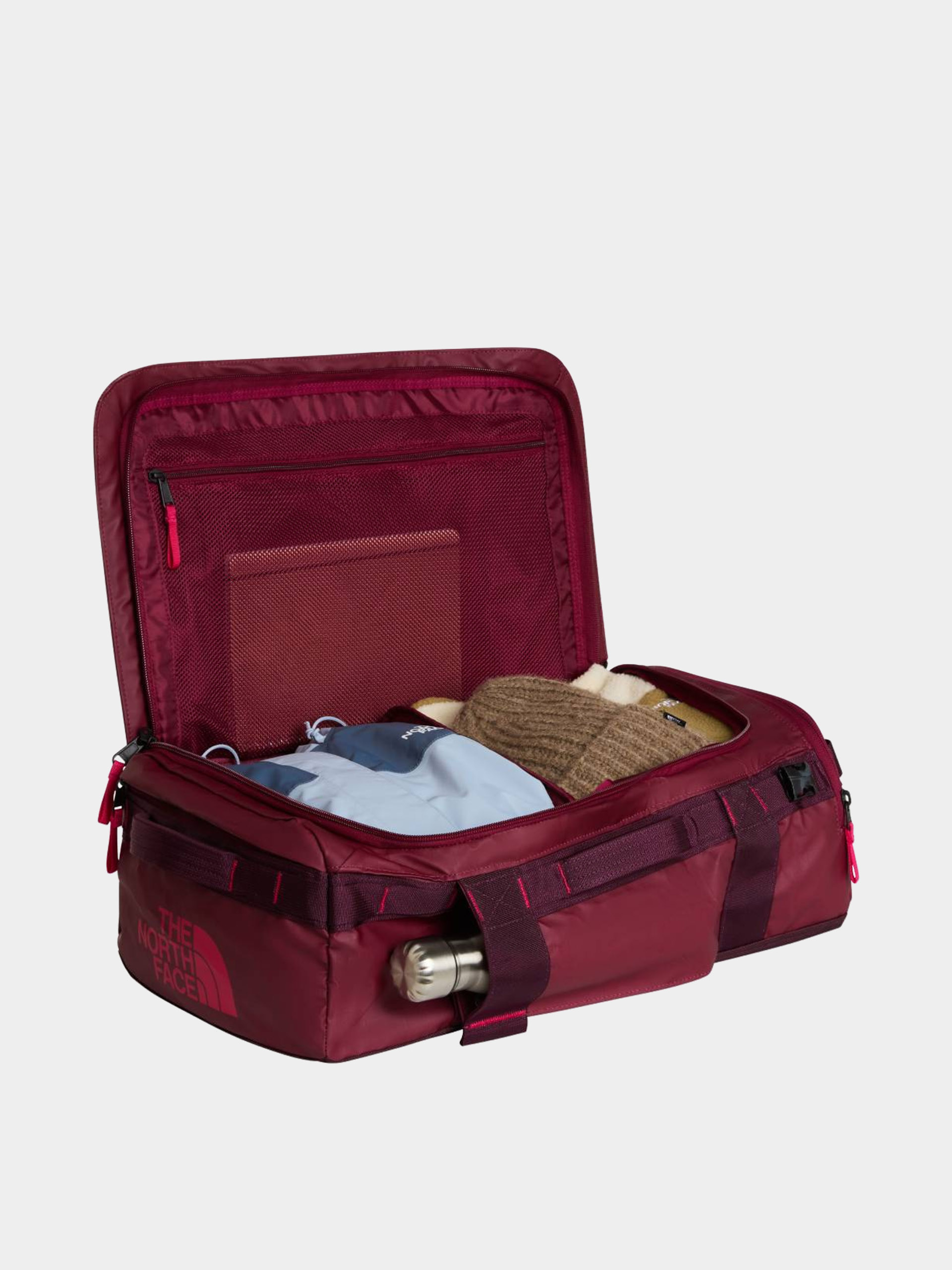 Torba The North Face Base Camp Voyager Duffel 32L (burgundy crush/deep bur)