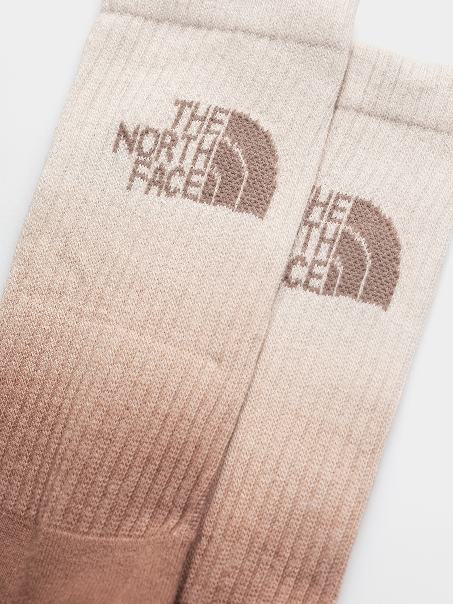 Skarpetki The North Face Everyday Crew Dip Dye 2P (garnet/cumulus cloud/ti)