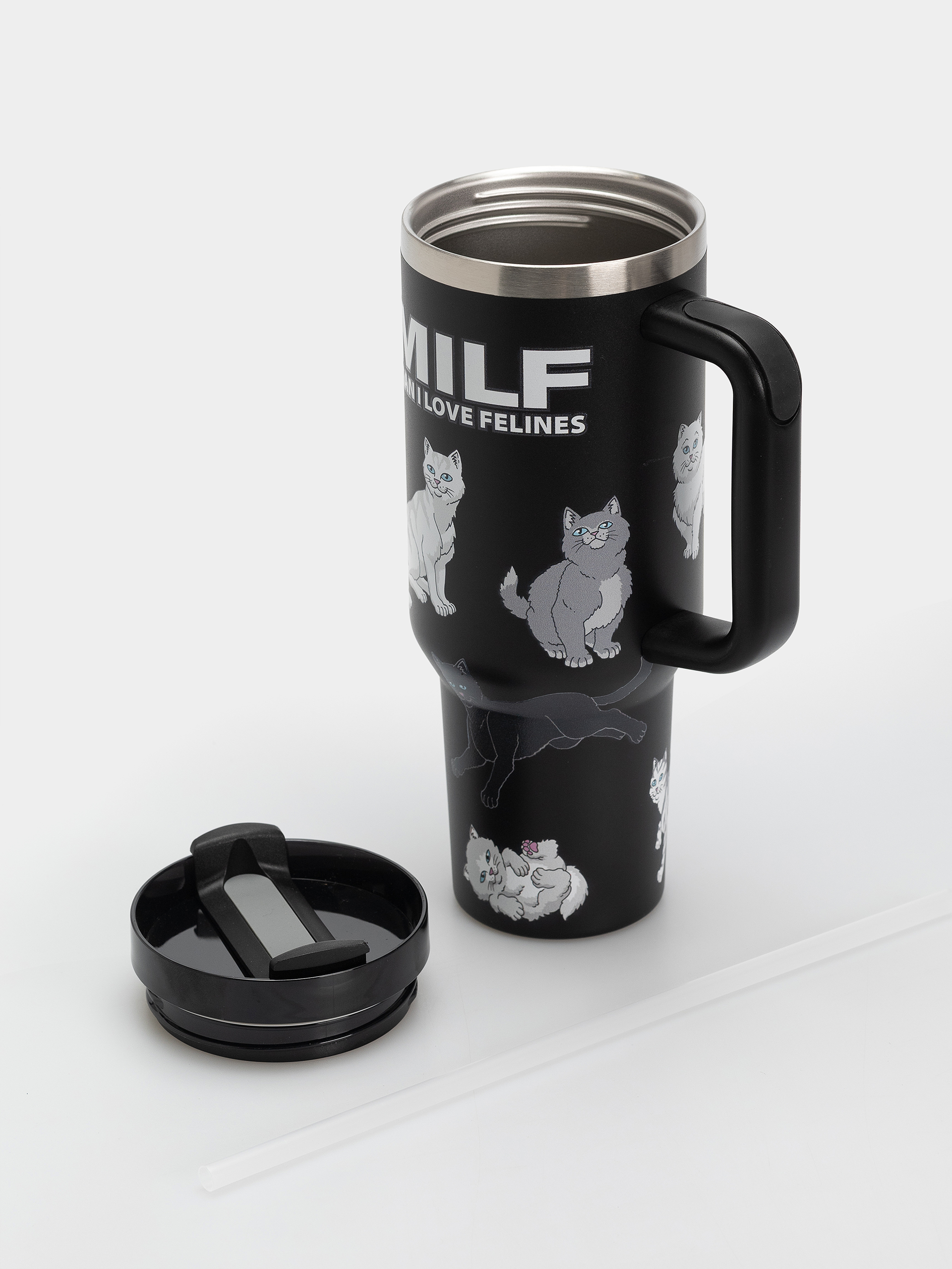 Kubek RipNDip Man I Love Felines Big Ol Cup Tumbler (black)