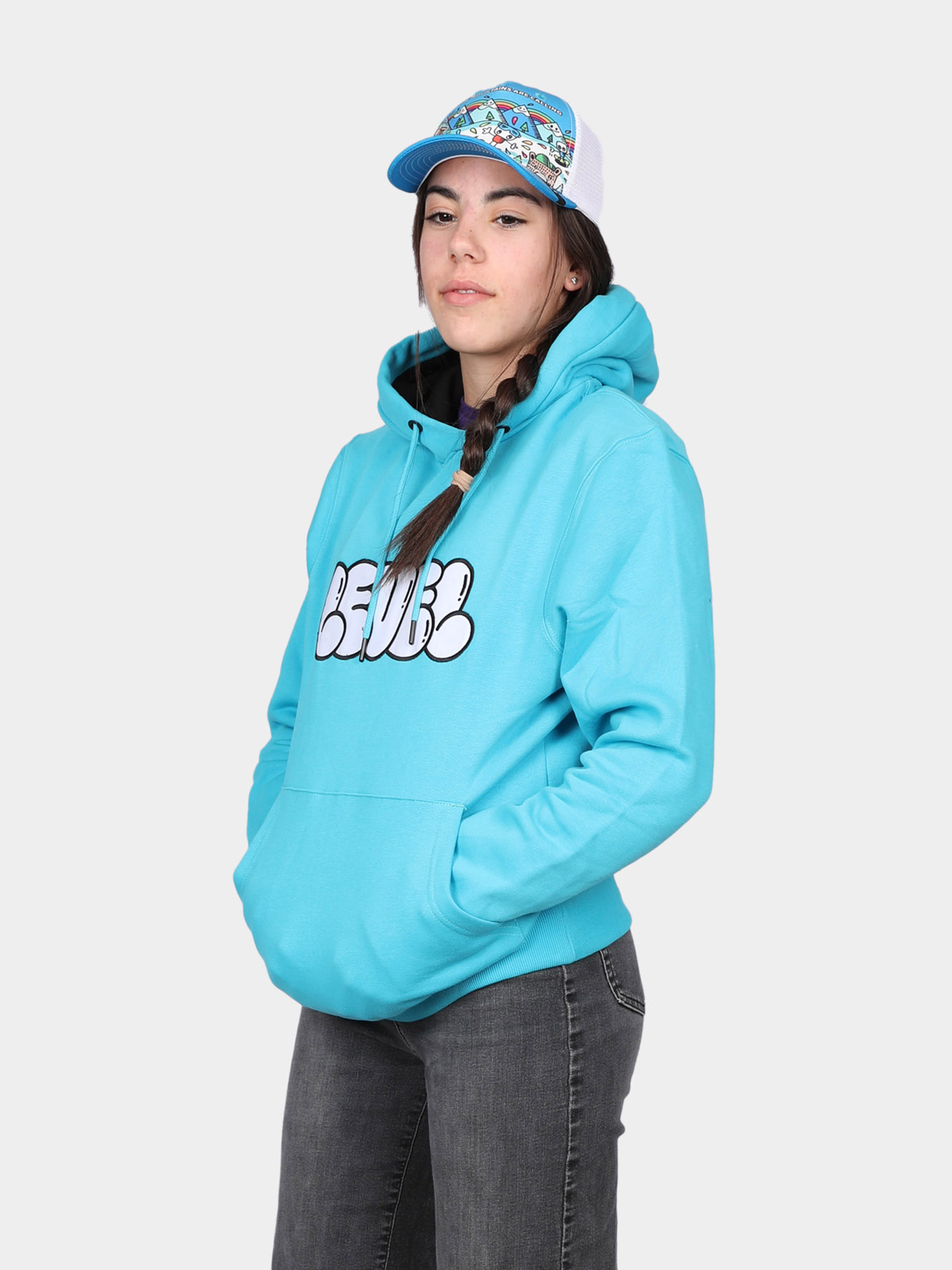 Bluza z kapturem Level B Simo HD (light blue)