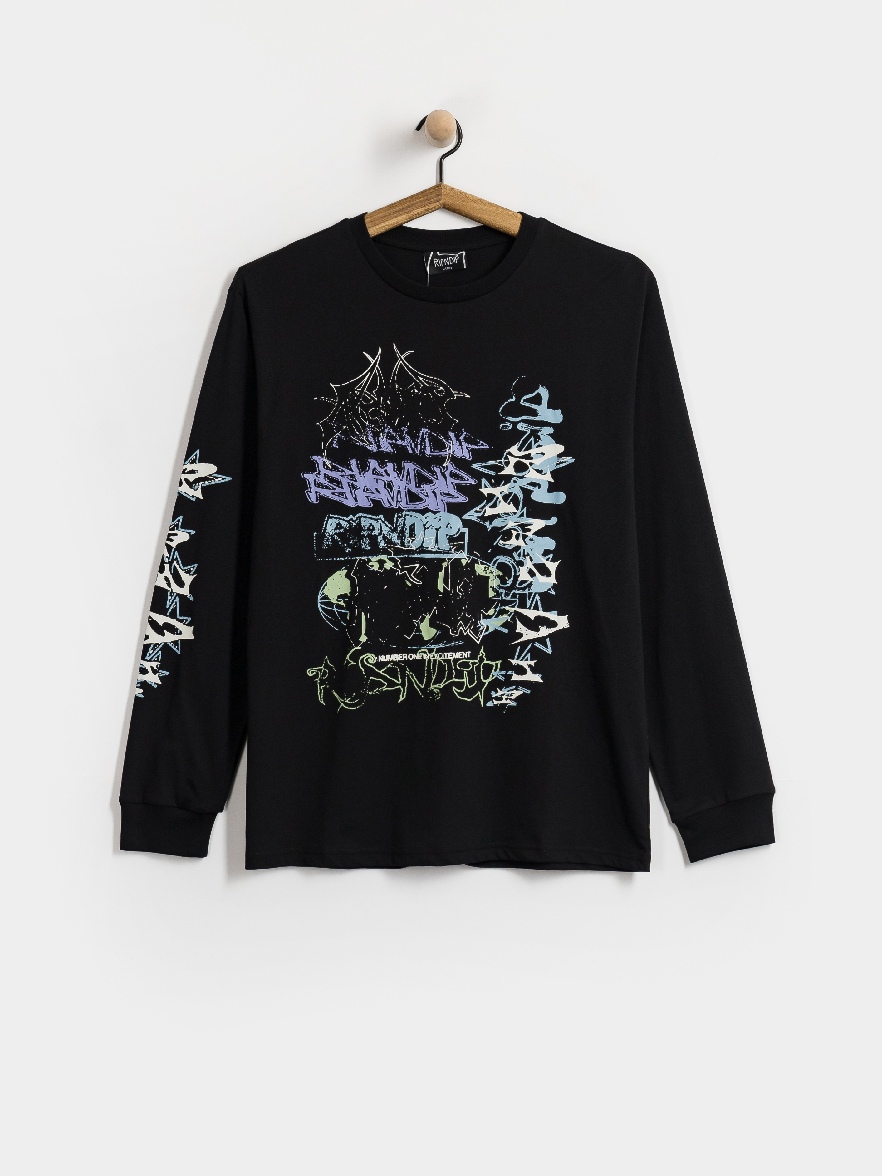 Longsleeve RipNDip World Wide Madness (charcoal)
