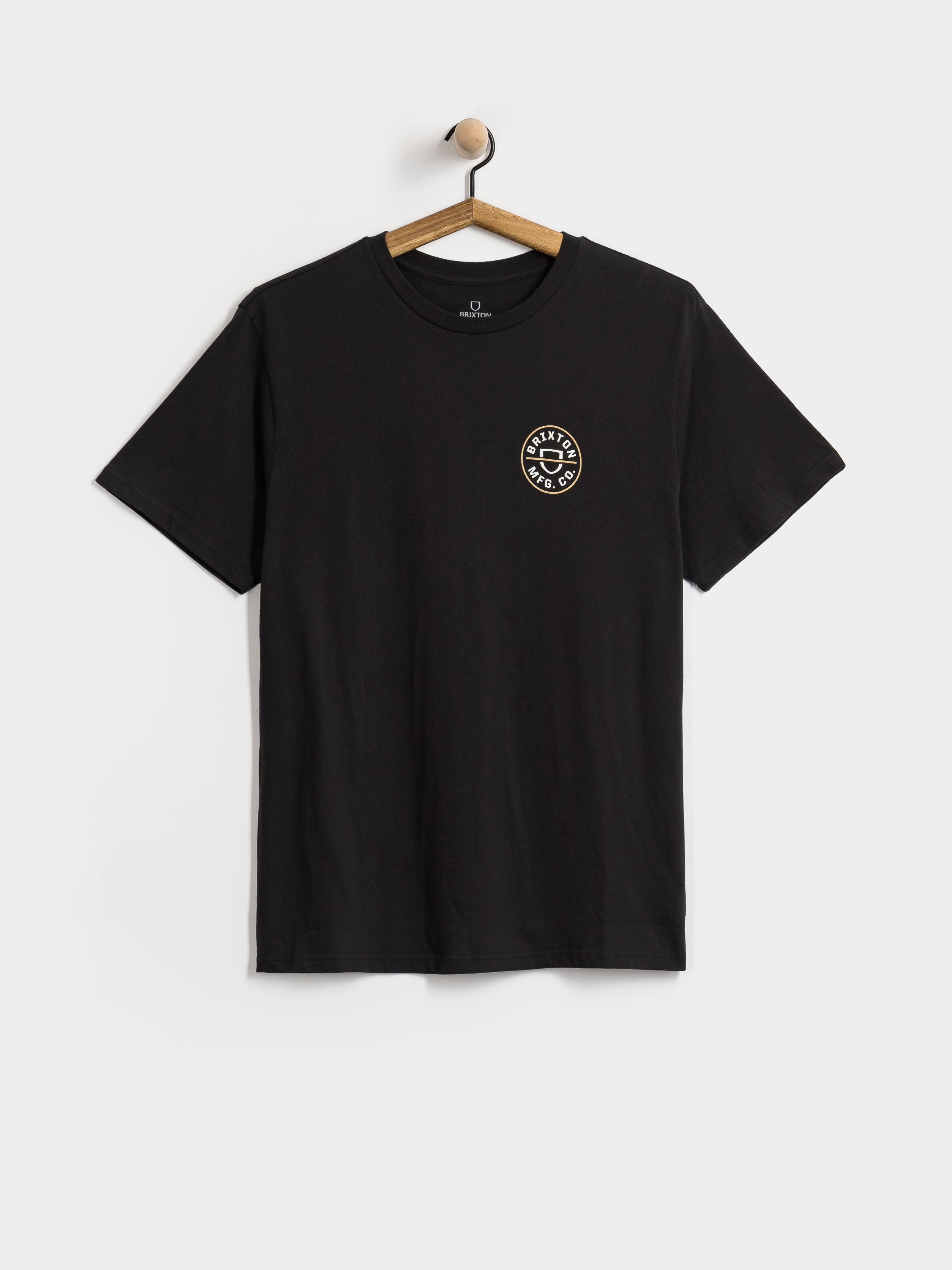 T-shirt Brixton Oath V Stt (black/off white/copper)