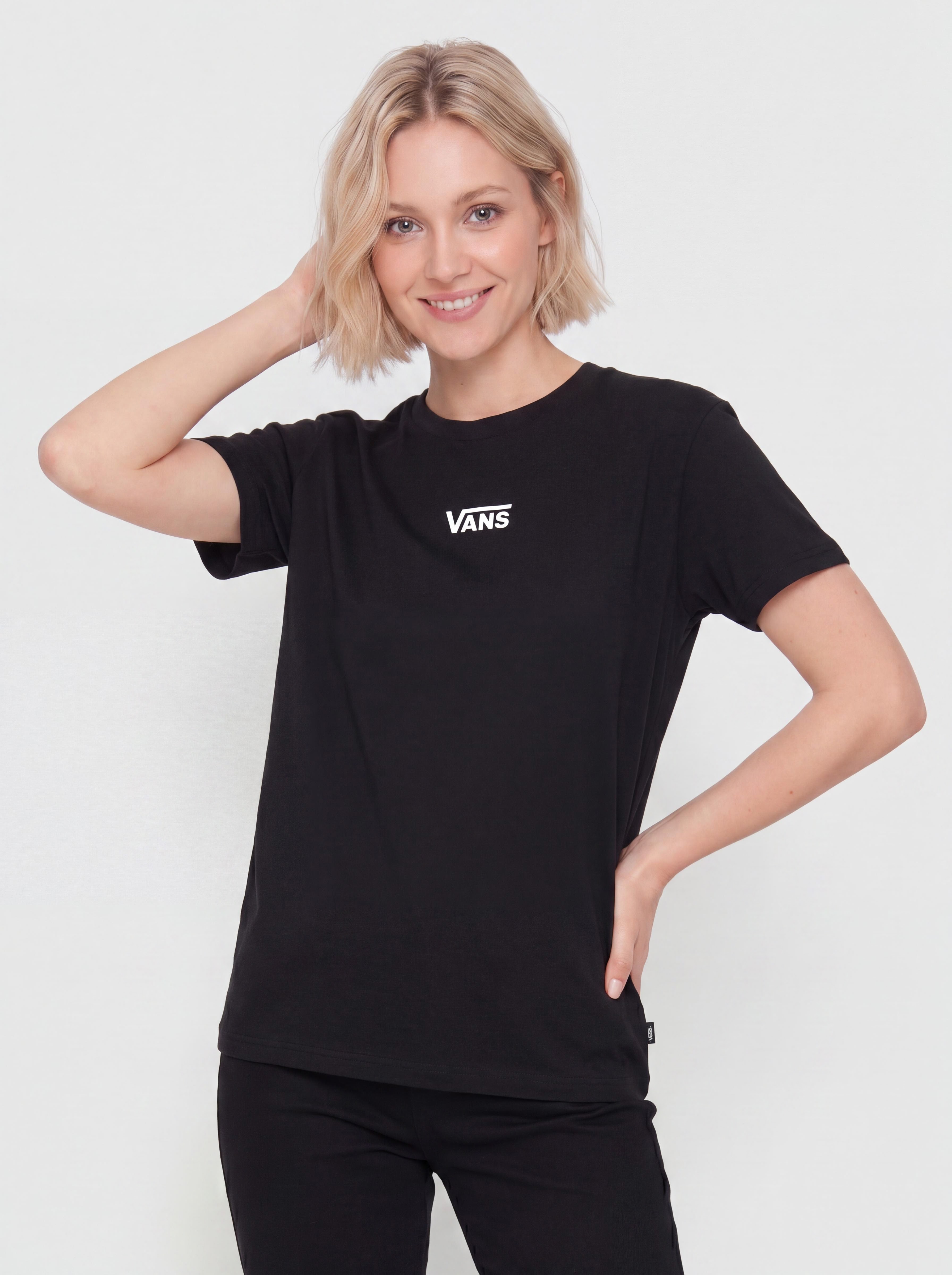 T-shirt Vans Flying V Oversized Wmn (flying v black)
