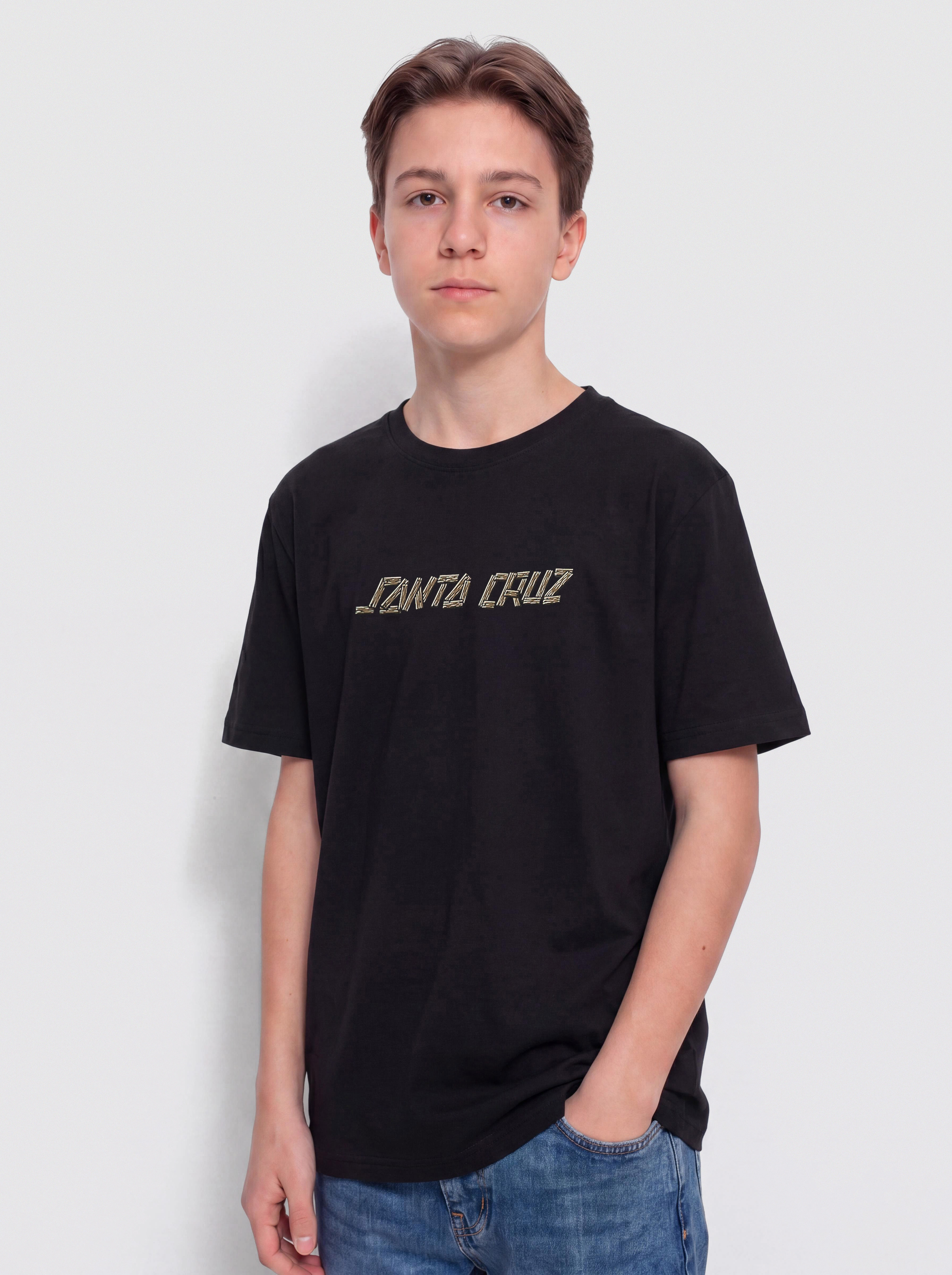 T-shirt Santa Cruz Screaming Grizzly JR (black)