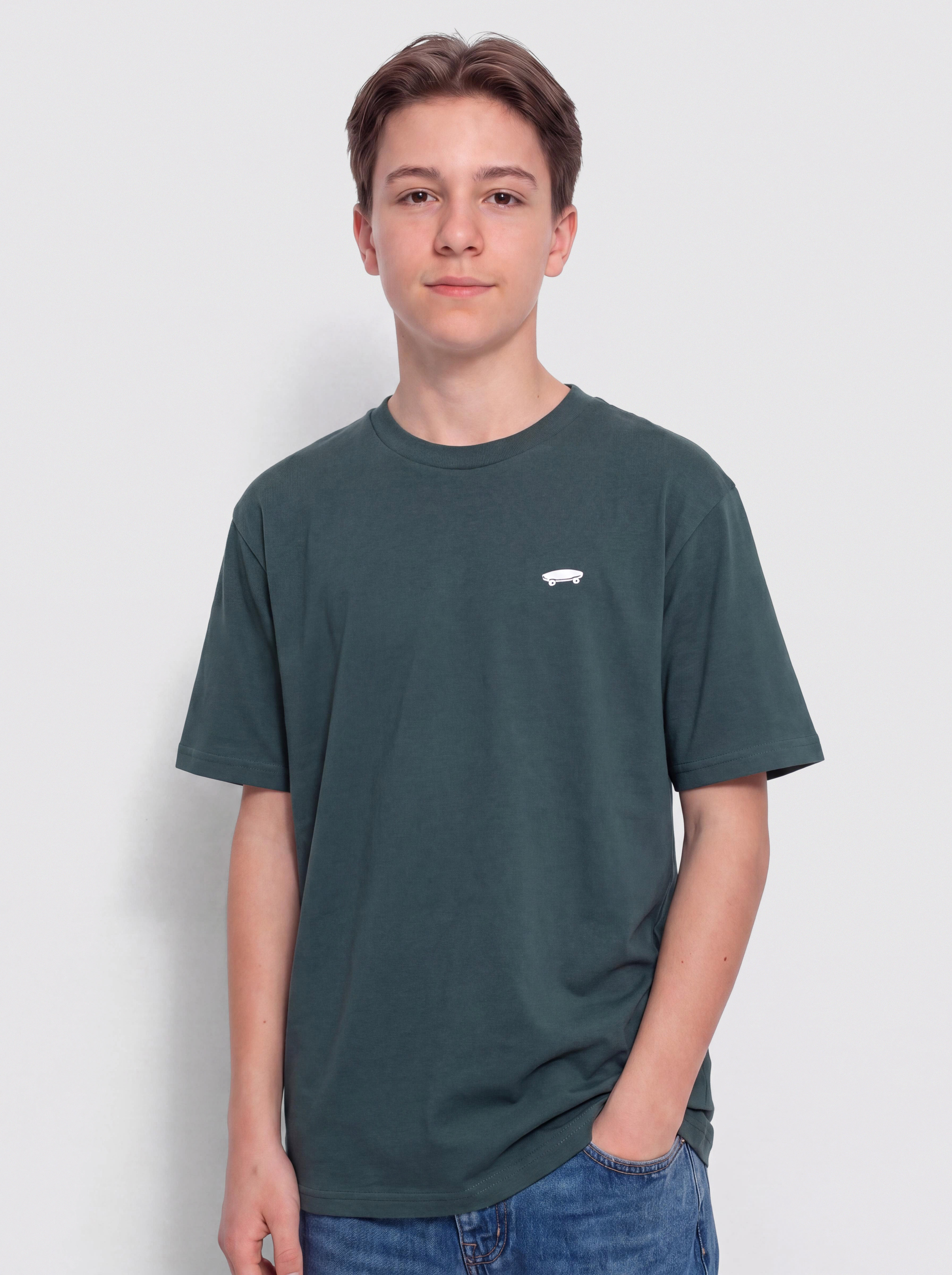 T-shirt Vans Salton JR (mystic moss)