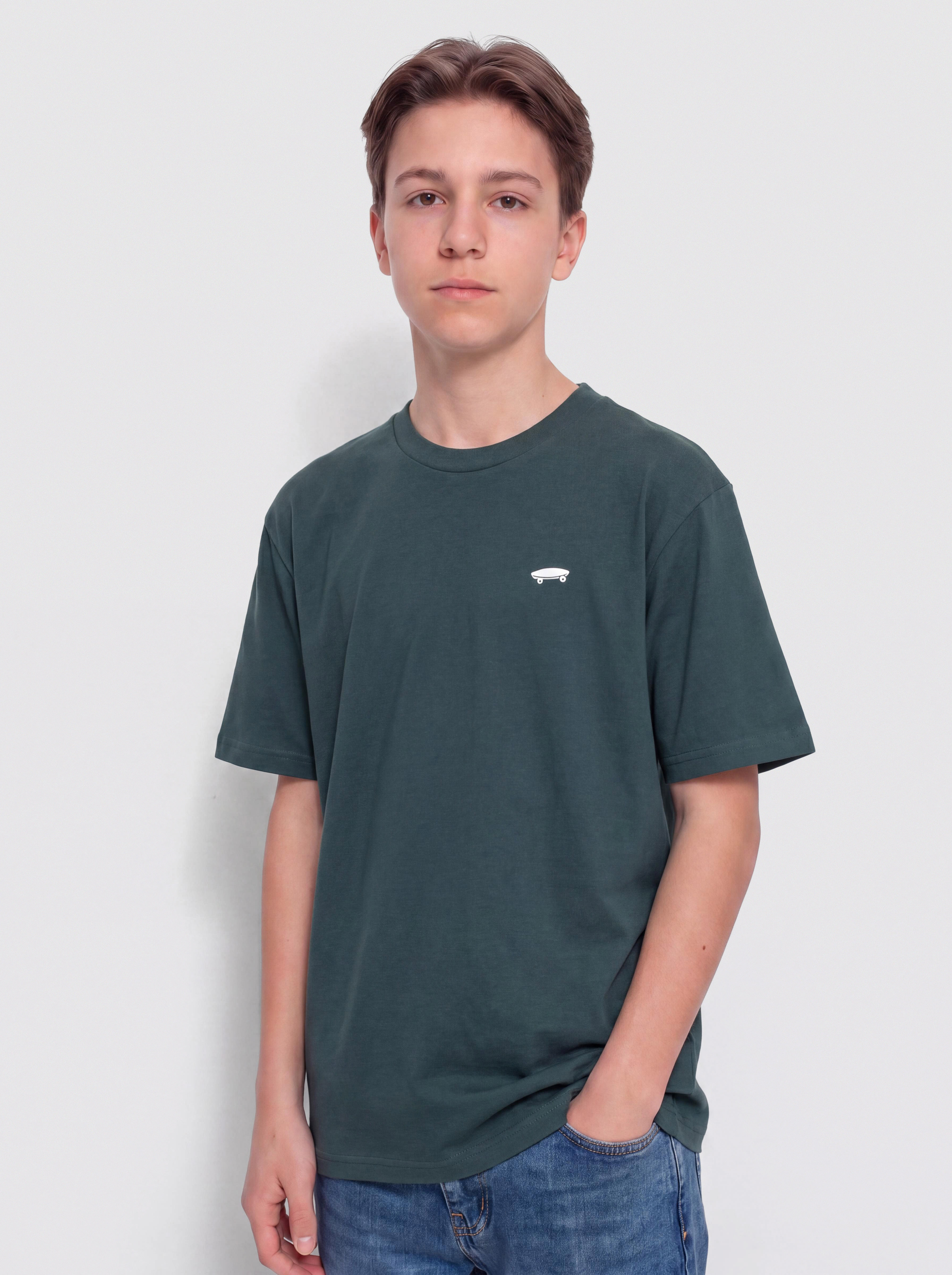 T-shirt Vans Salton JR (mystic moss)
