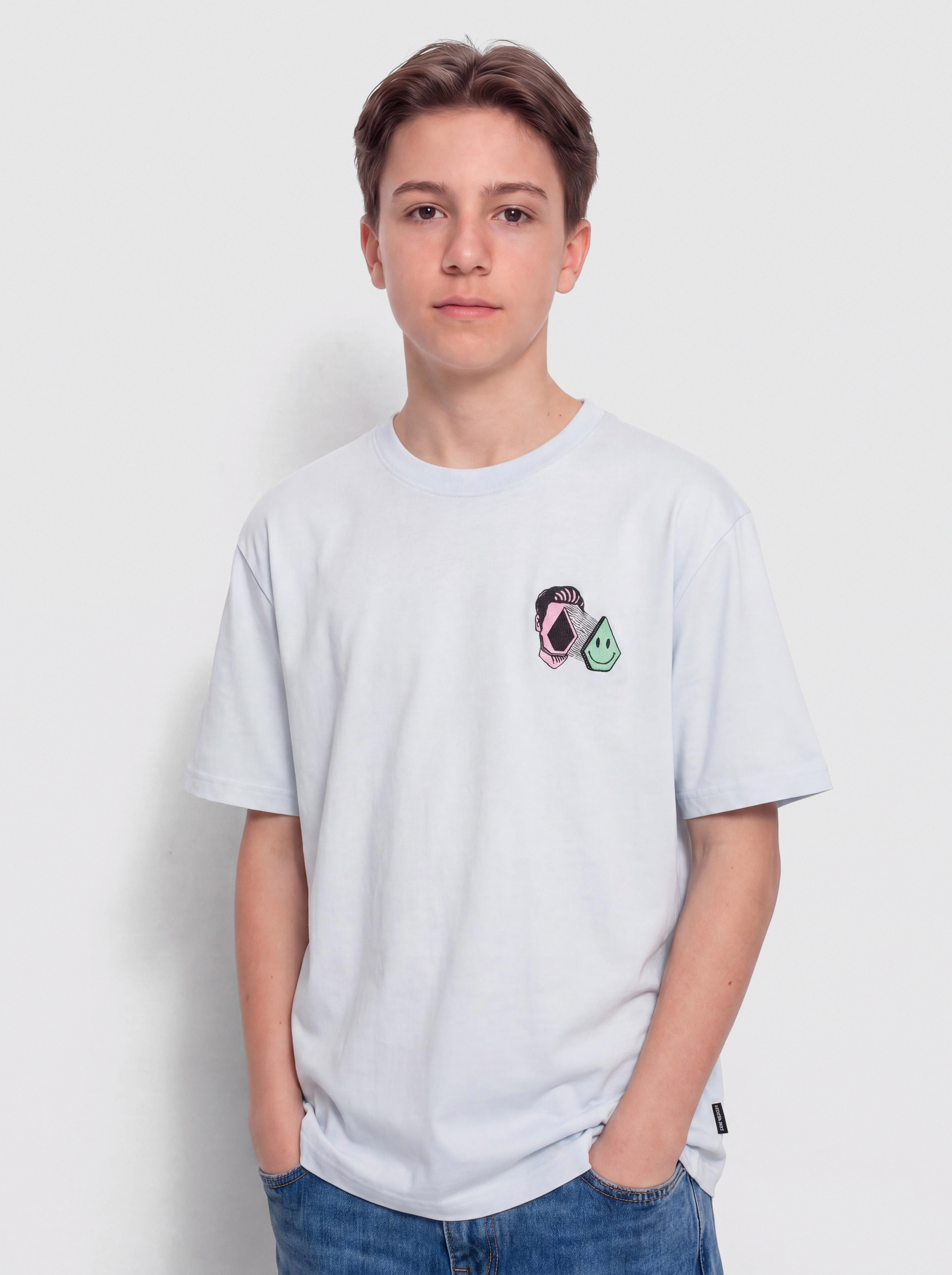 T-shirt Volcom Aura Bsc JR (light blue acid)