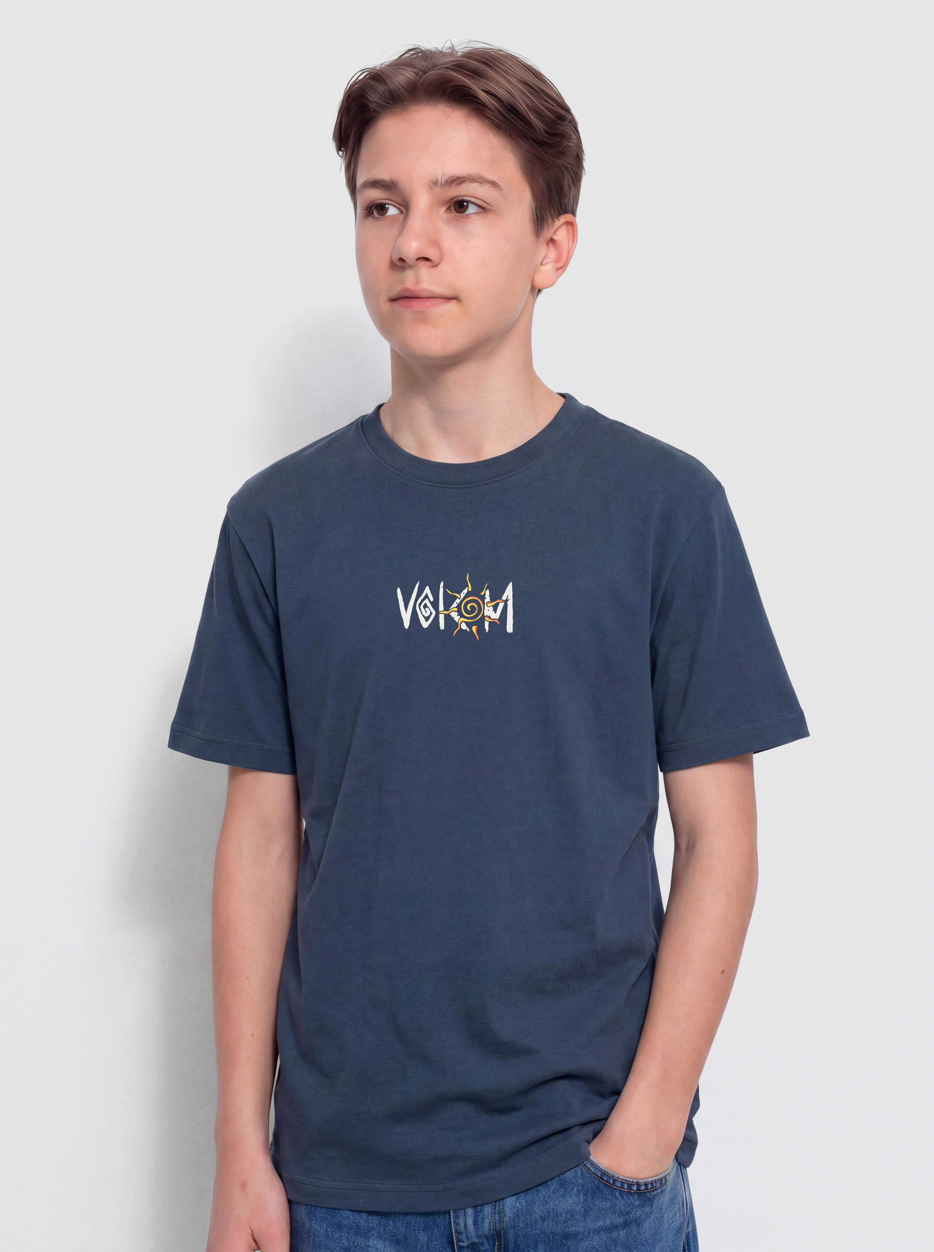 T-shirt Volcom Sunfish Bsc JR (dust bowl indigo)