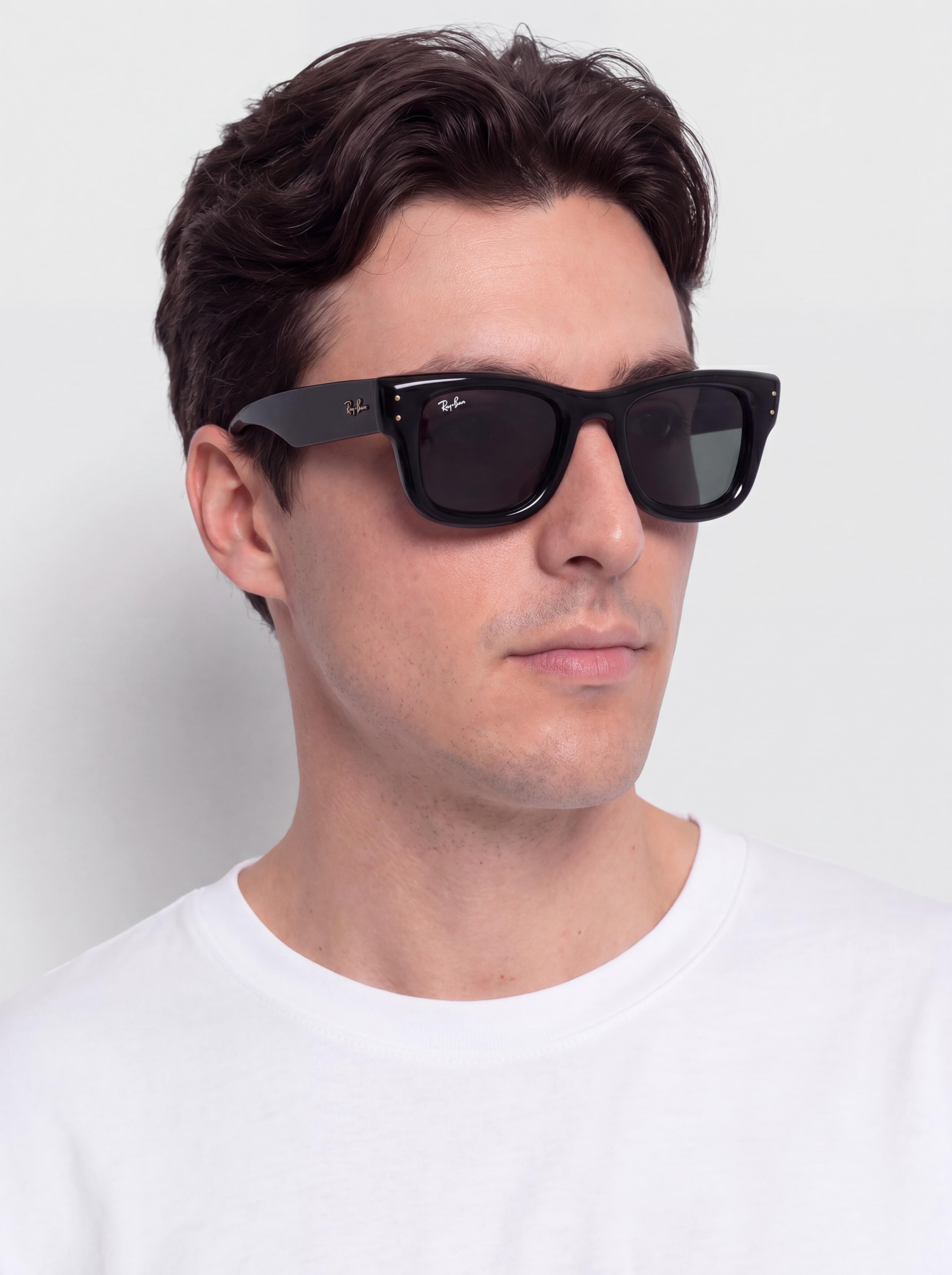 Okulary przeciwsłoneczne Ray-Ban Wayfarer Puffer (polerowany czarny/ultra czarny)
