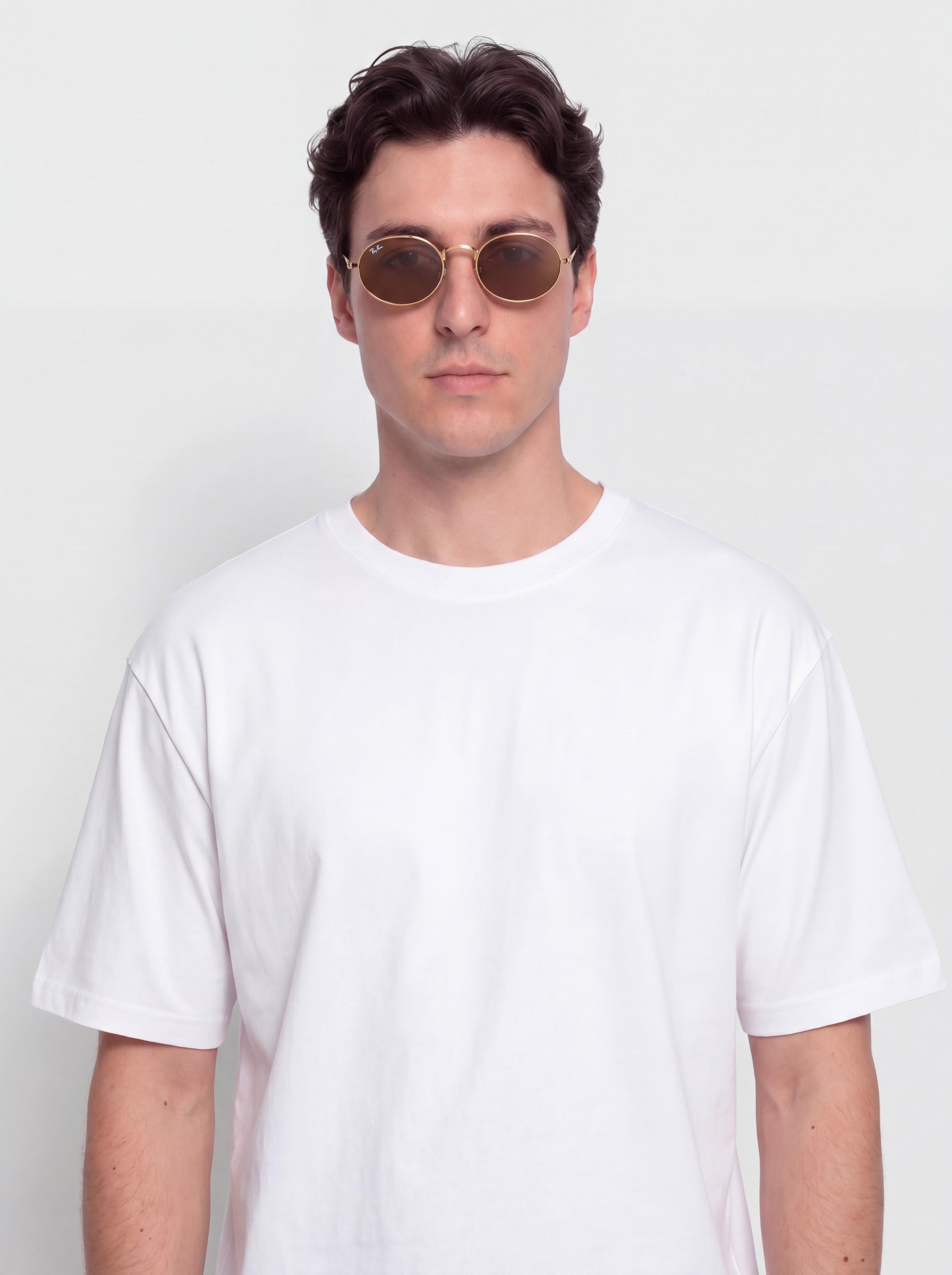 Okulary przeciwsłoneczne Ray-Ban Rb3931 By A$Ap Rocky (polerowany złoto arista/brązowy)