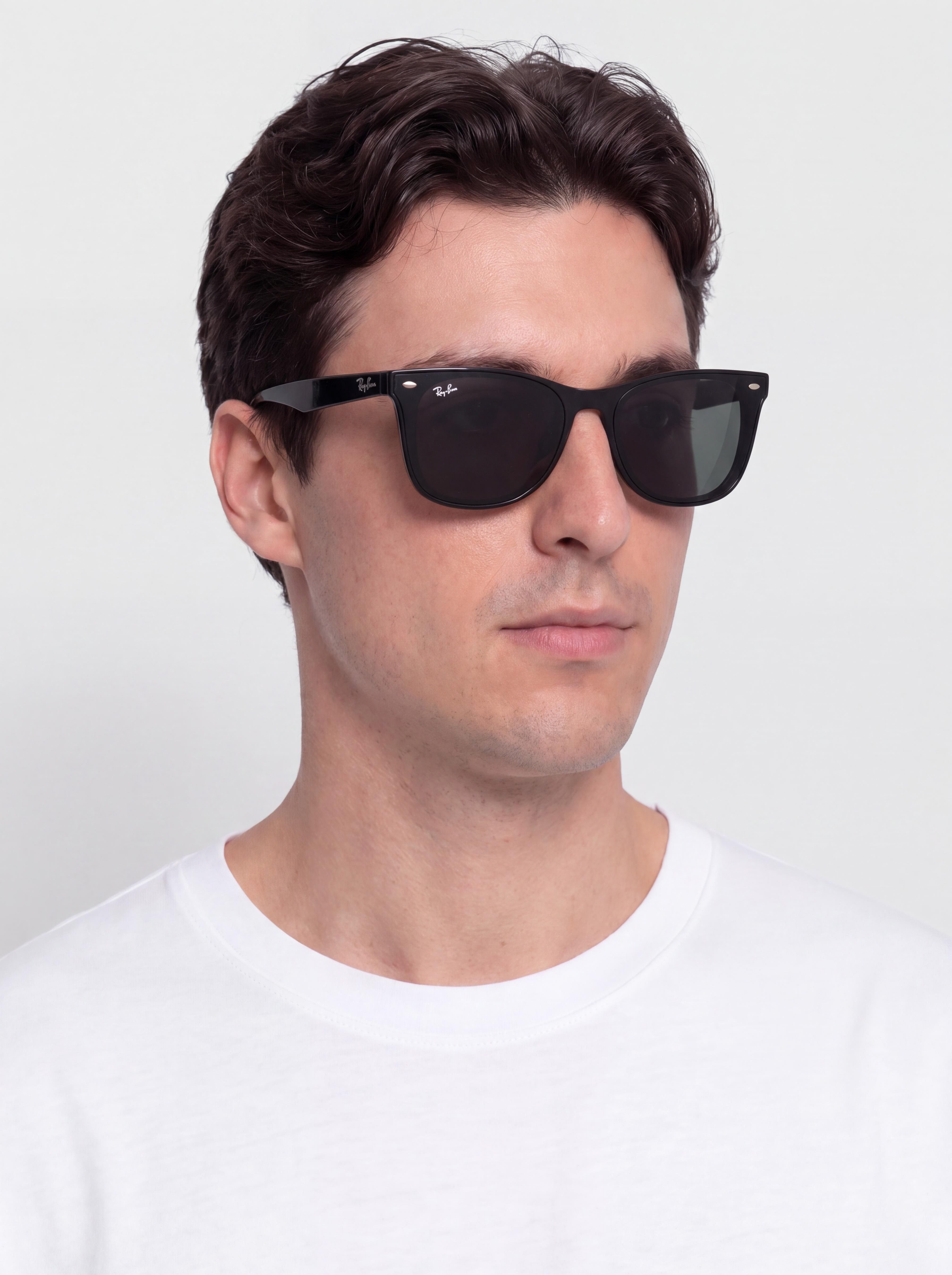Okulary przeciwsłoneczne Ray-Ban Rb4420 (polerowany czarny/ciemnoszary)