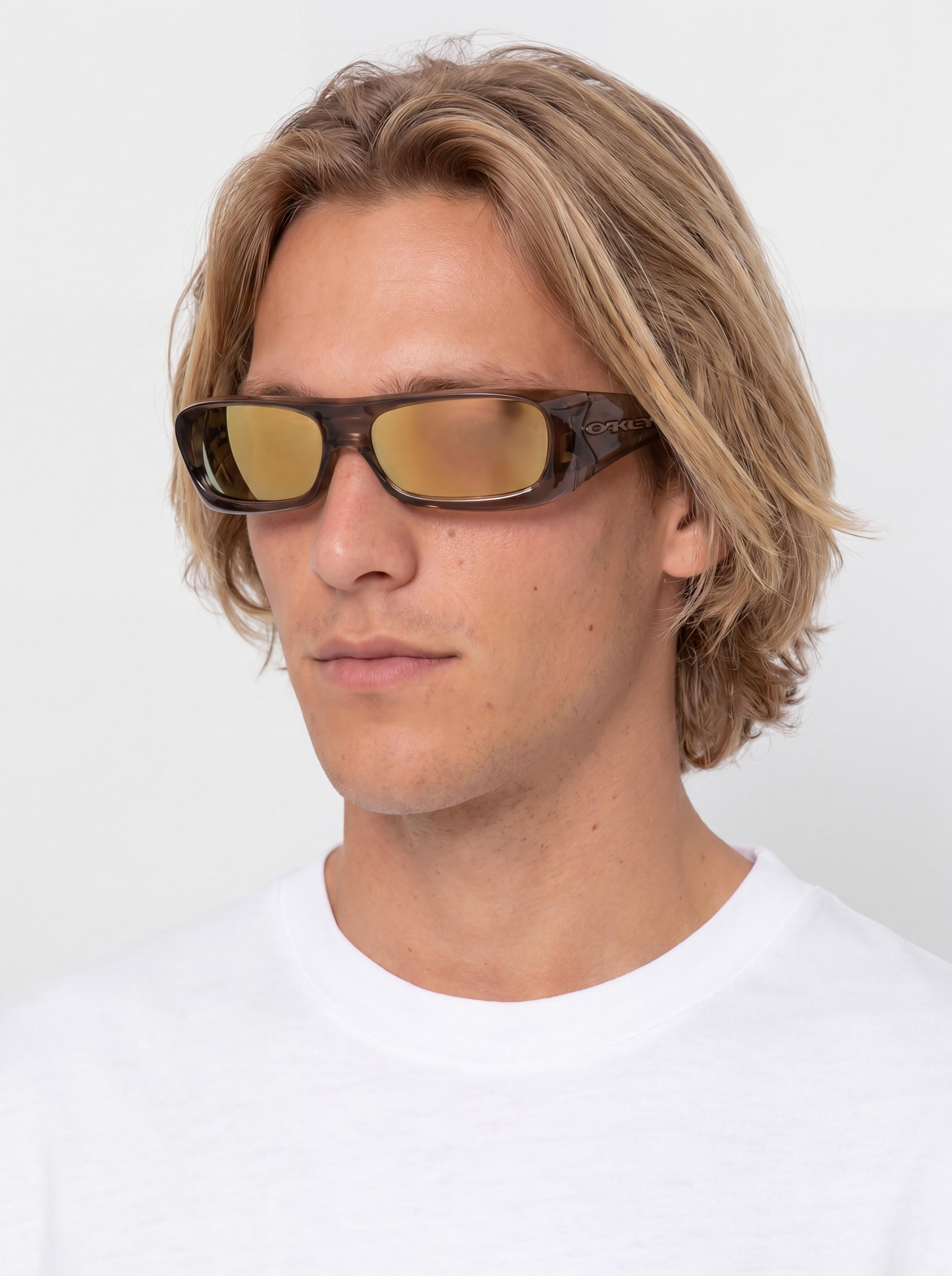 Okulary przeciwsłoneczne Oakley Permian (prizm rose gold lenses/brown smoke frame)