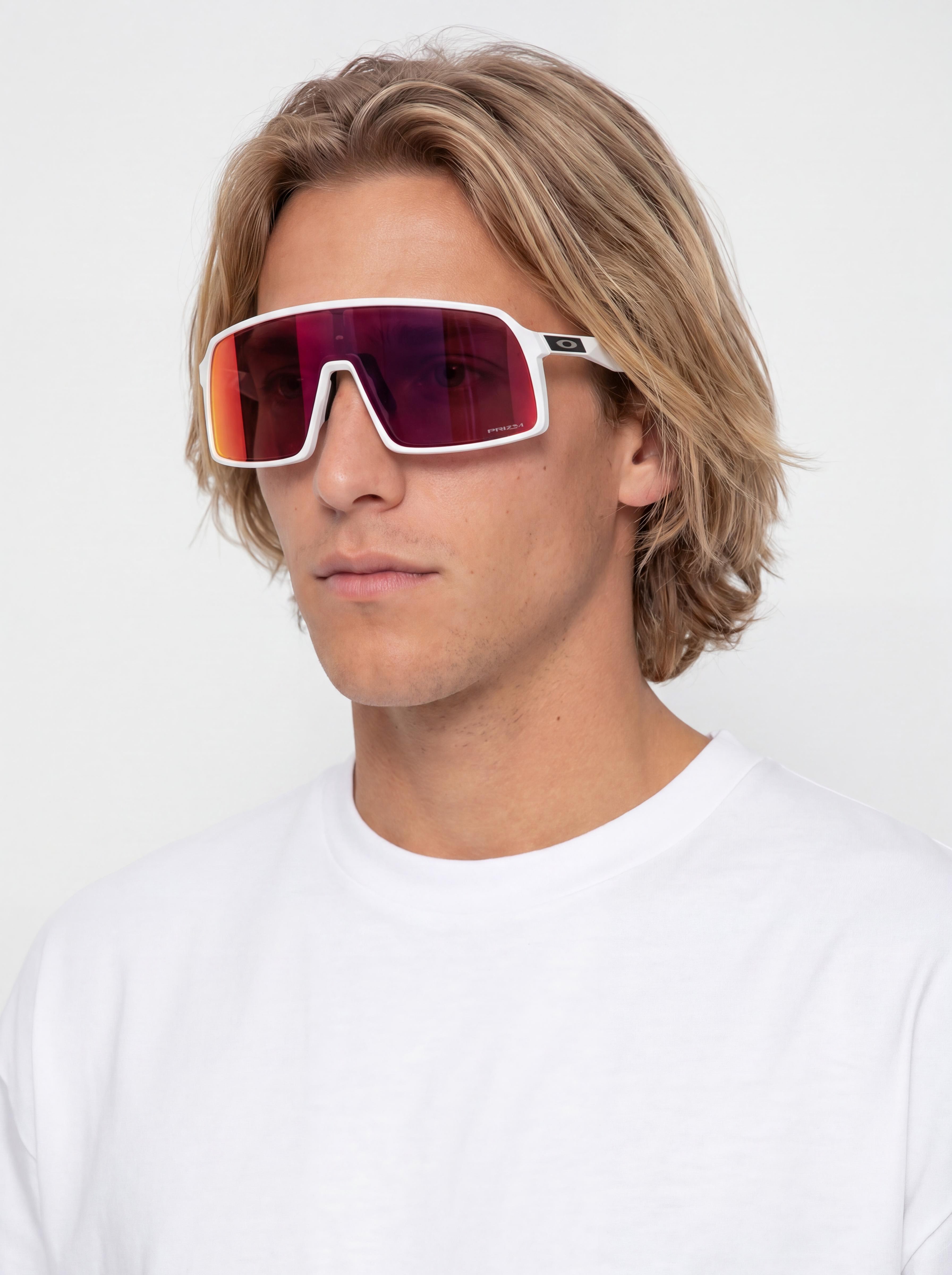 Okulary przeciwsłoneczne Oakley Sutro (matte white/prizm road)