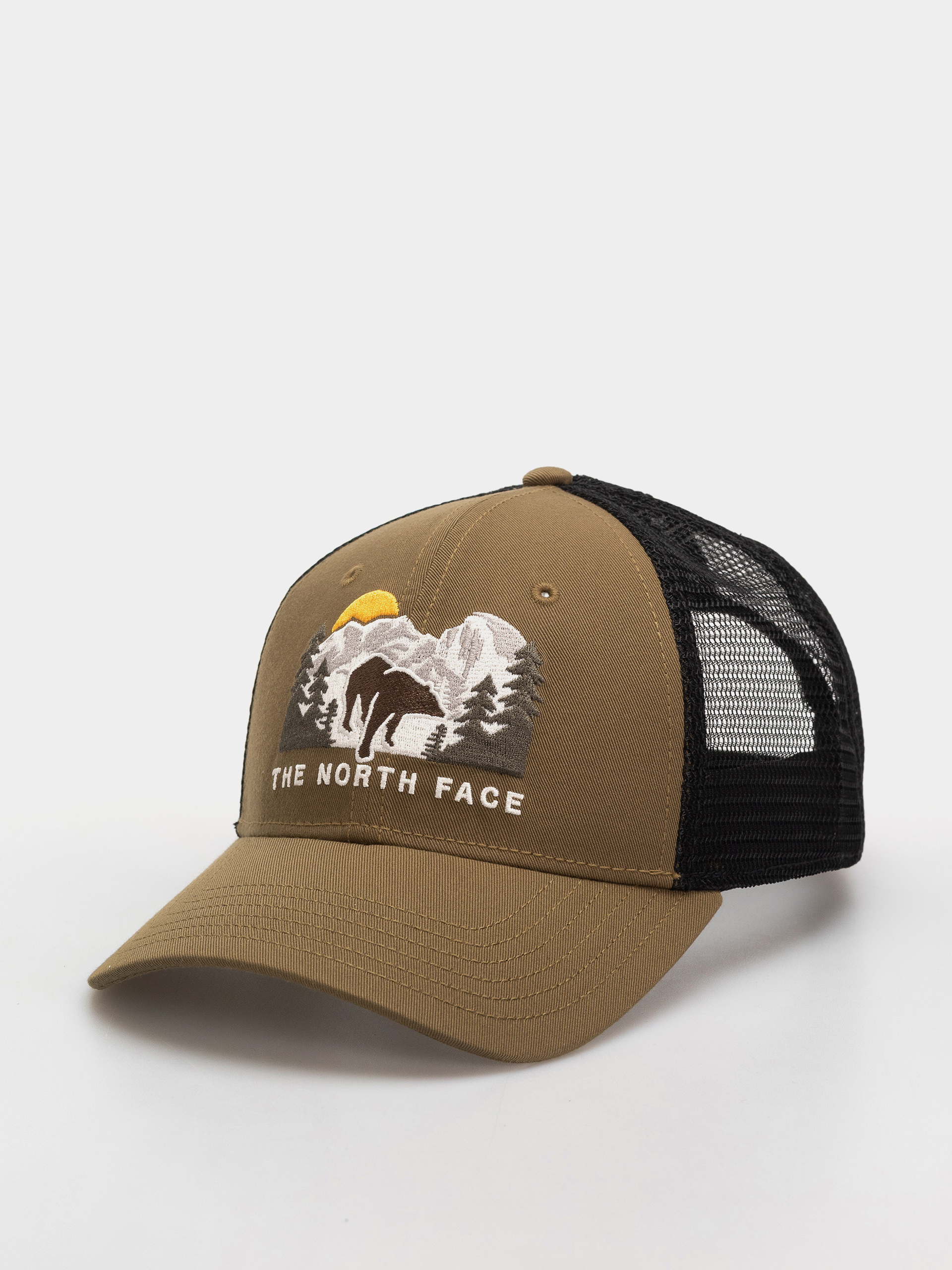 Czapka z daszkiem The North Face Embroidered Mudder Trucker (caraway seed/bear graph)