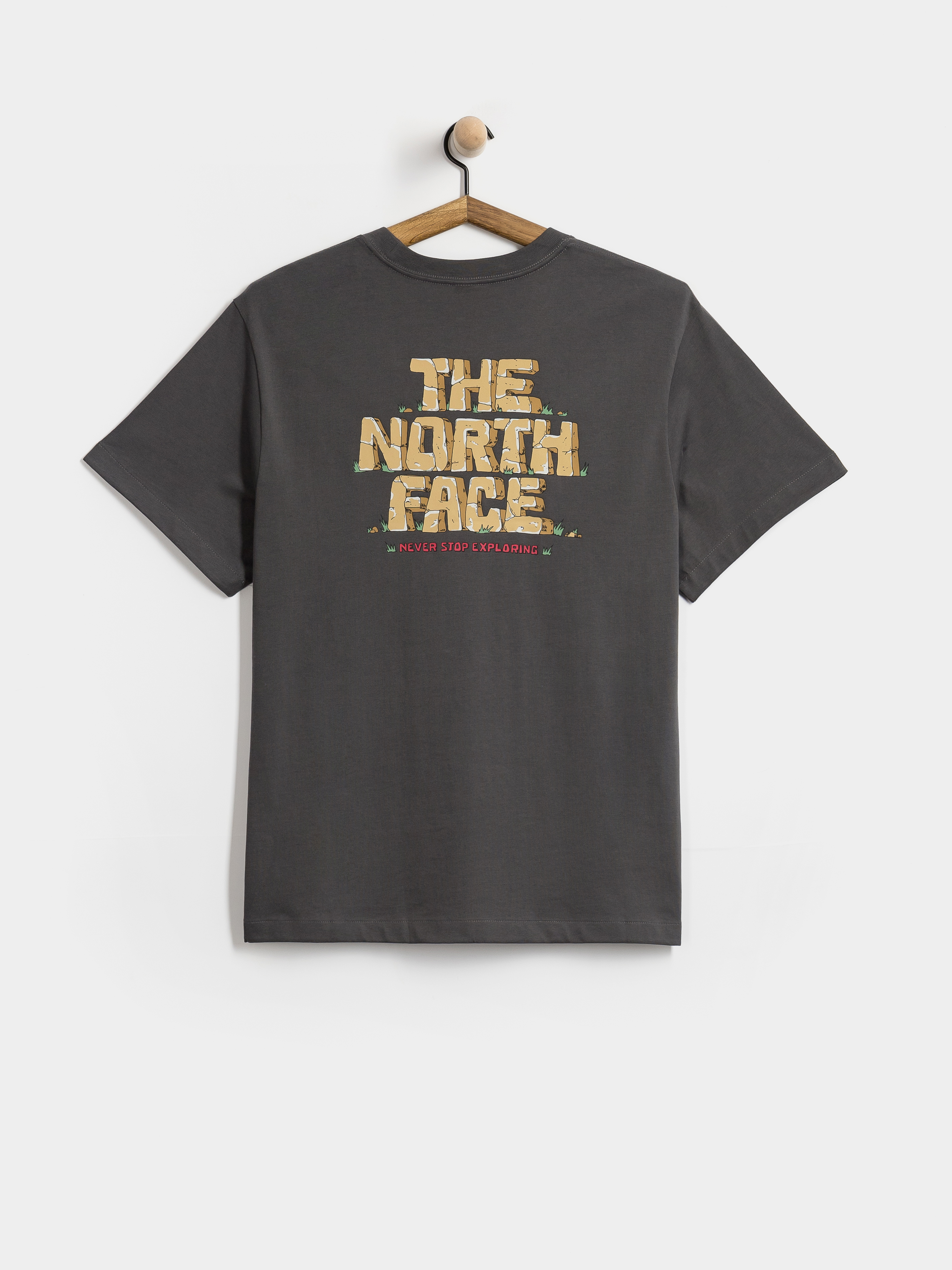 T-shirt The North Face Stone Logo Relaxed (anthracite grey)