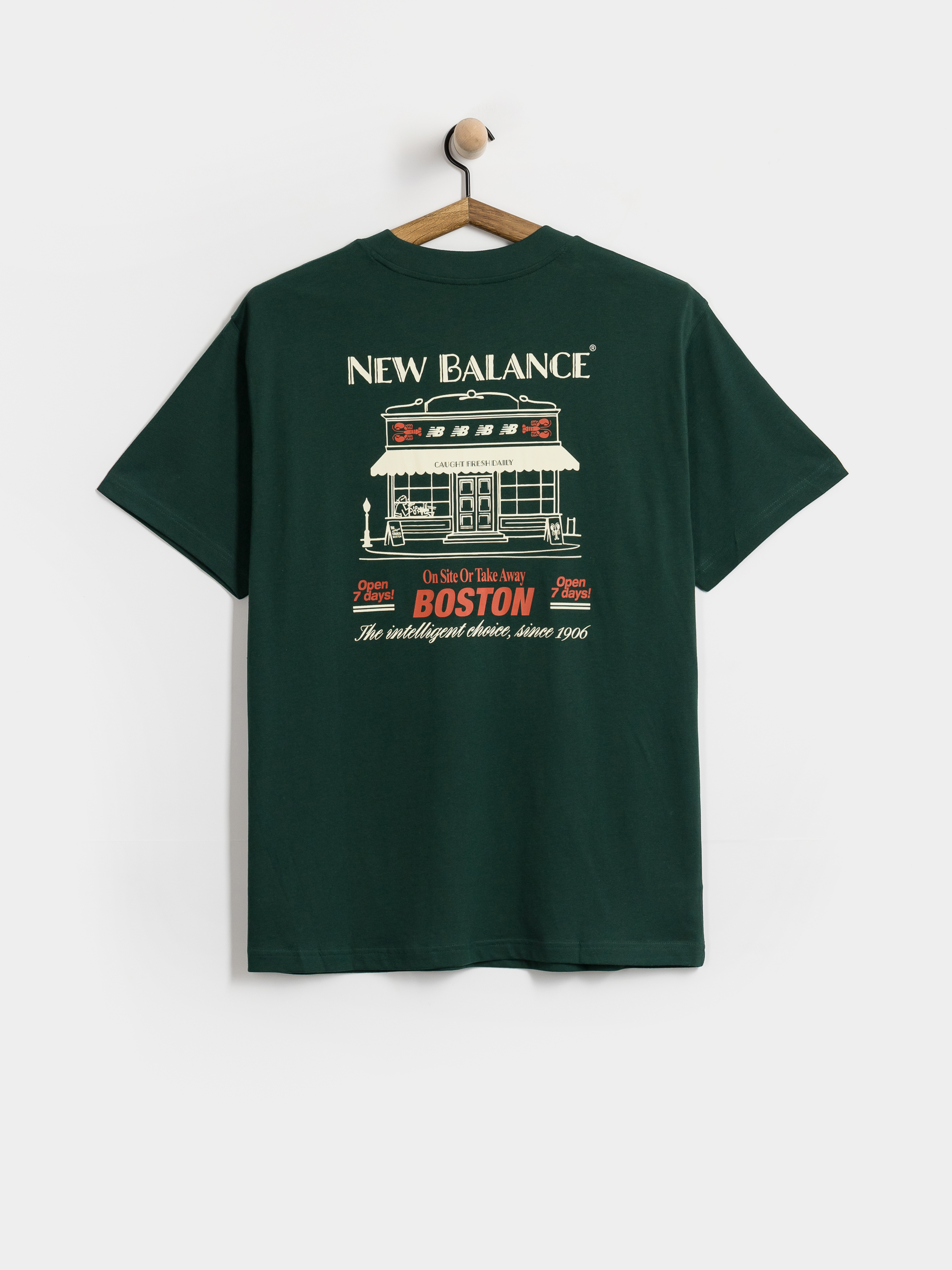 T-shirt New Balance Grab a Bite Boston (nordic green)