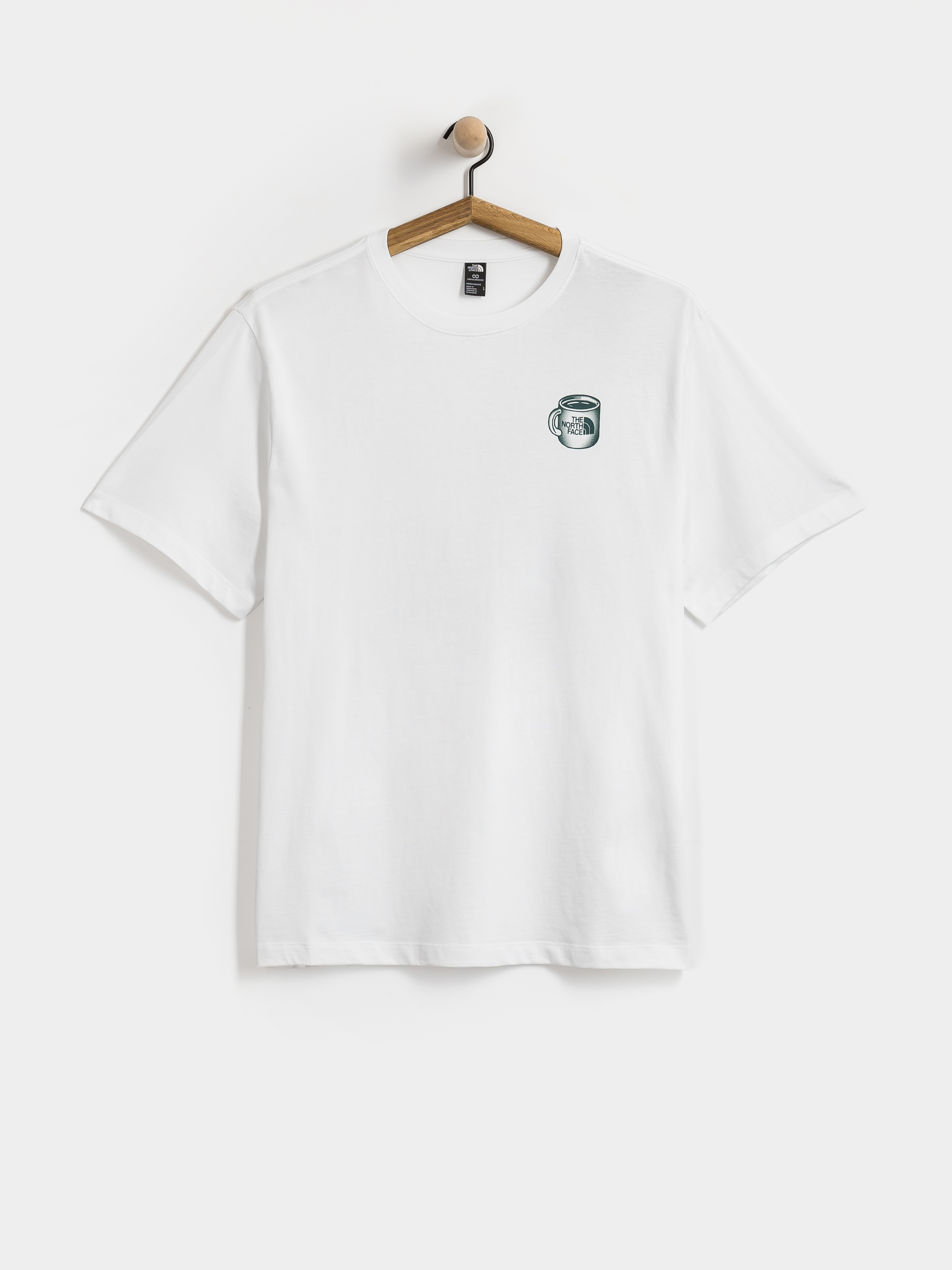 T-shirt The North Face Basecamp Barista Relaxed (tnf white/pacific teal)