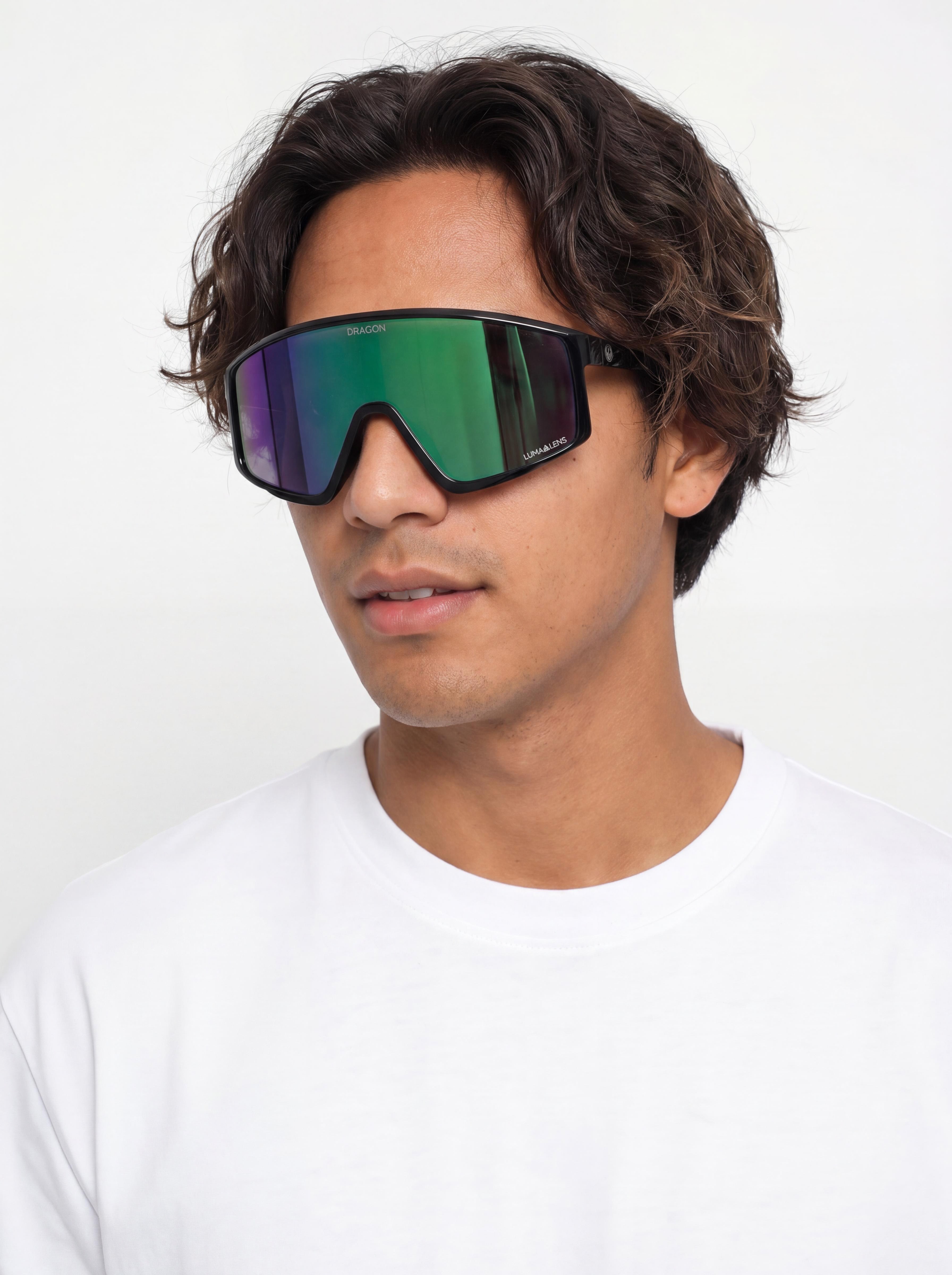 Okulary przeciwsłoneczne Dragon Amped (black/multi/lumalens green ion)